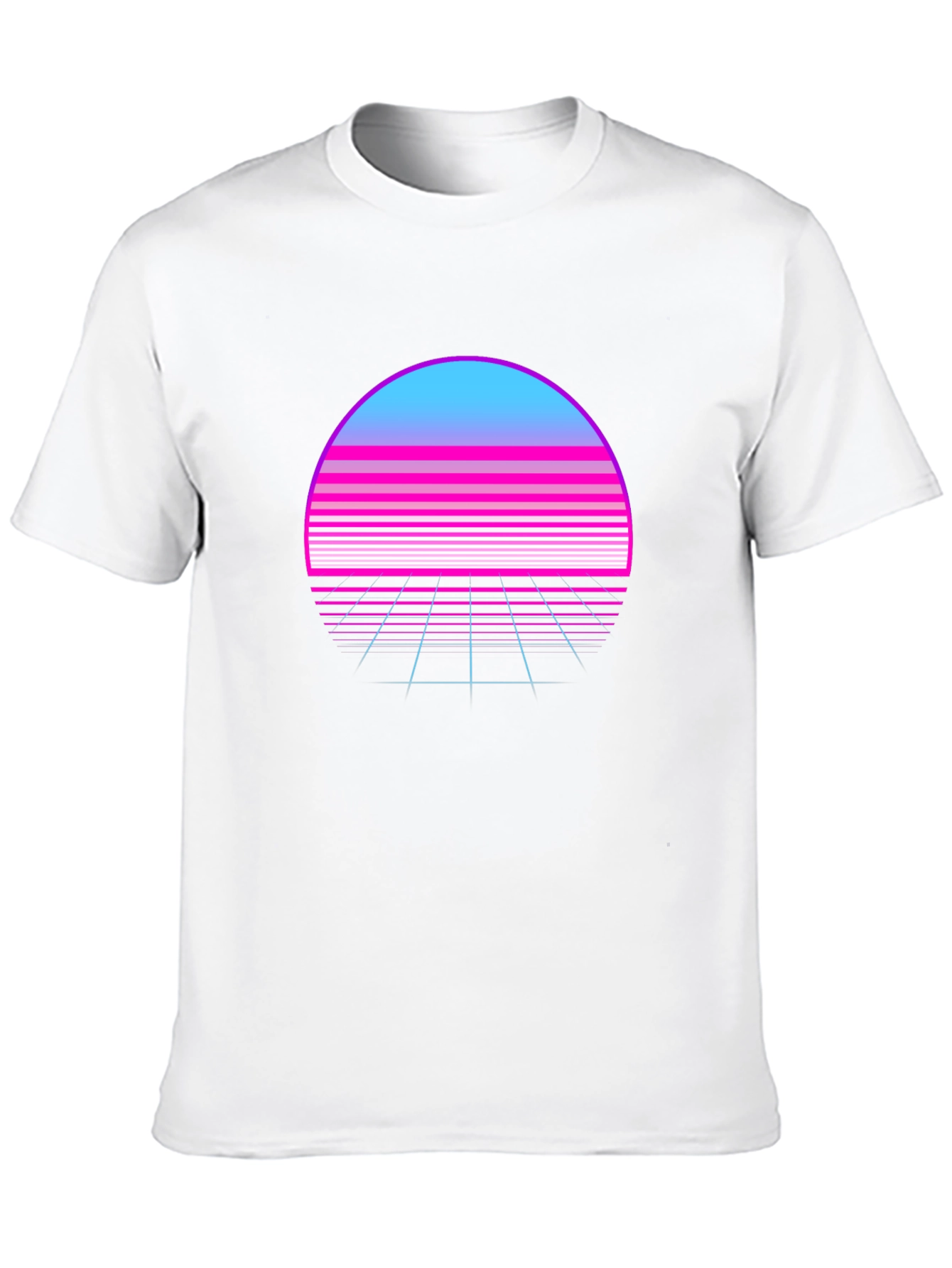 Retro Wave Sunset T-Shirt - Synthwave Style