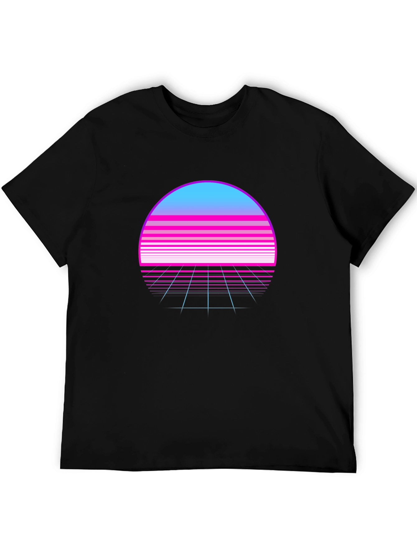 Retro Wave Sunset T-Shirt - Synthwave Style