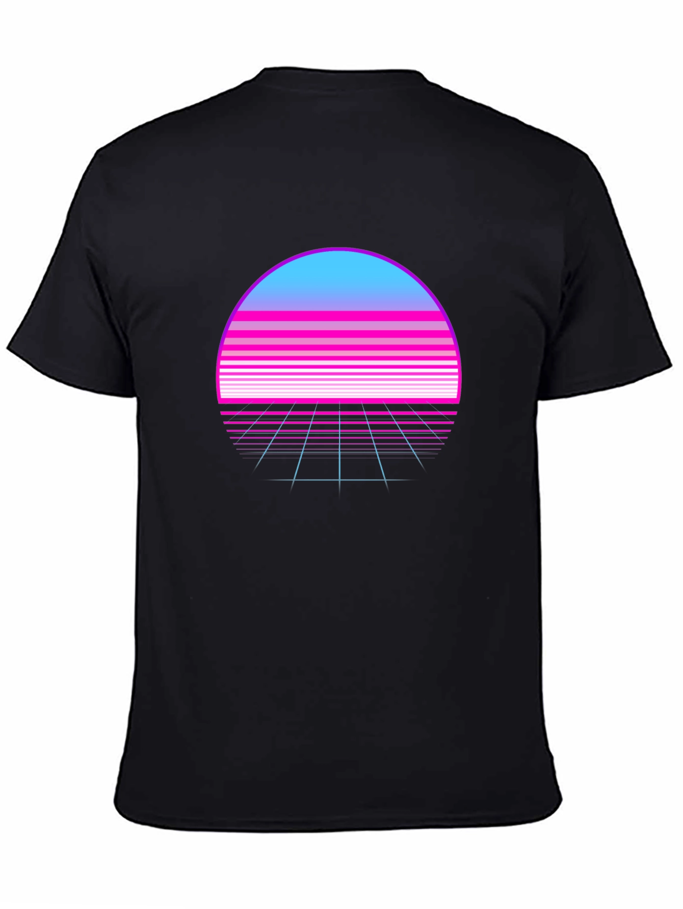 Retro Wave Sunset T-Shirt - Synthwave Style