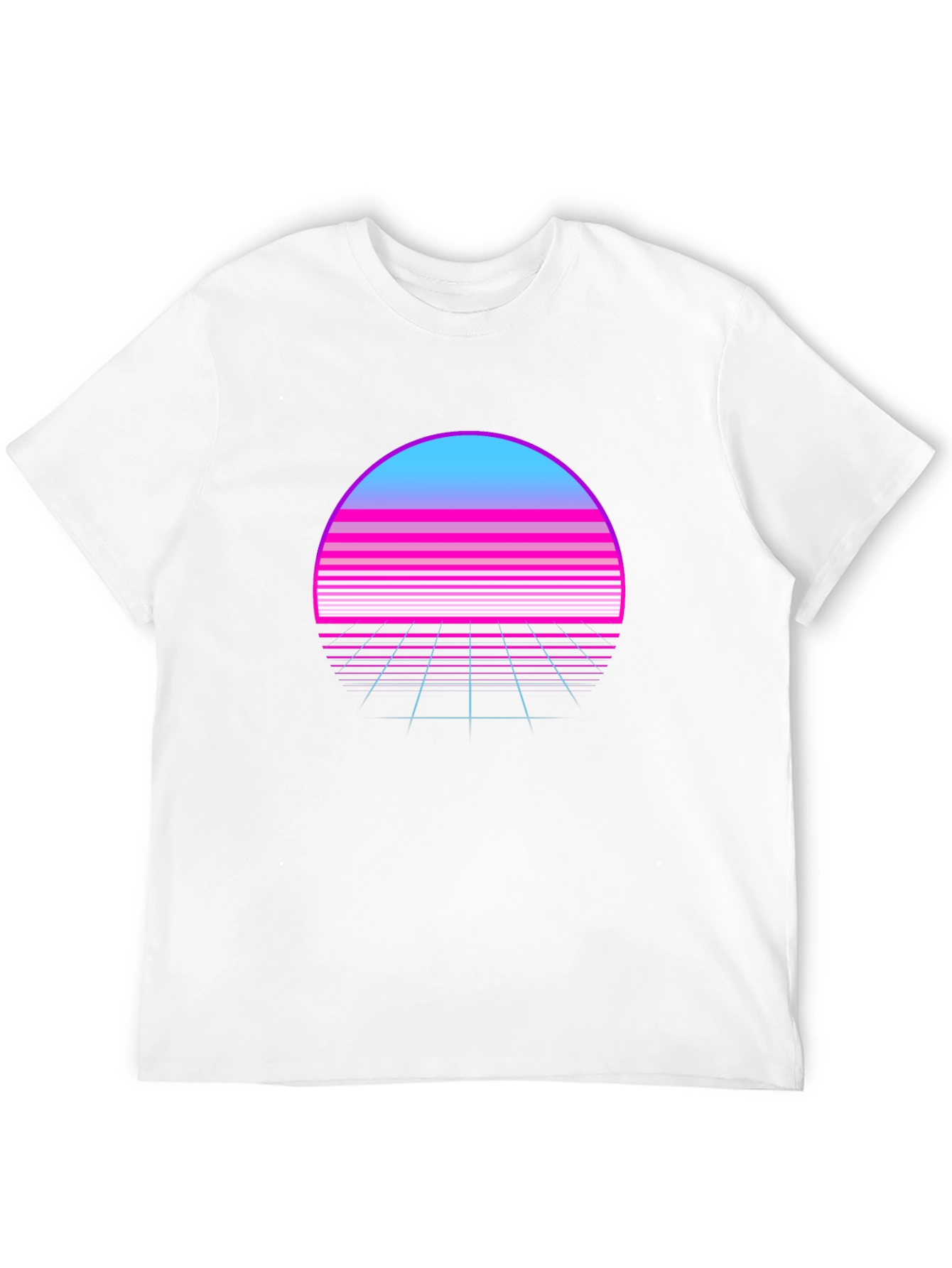 Retro Wave Sunset T-Shirt - Synthwave Style