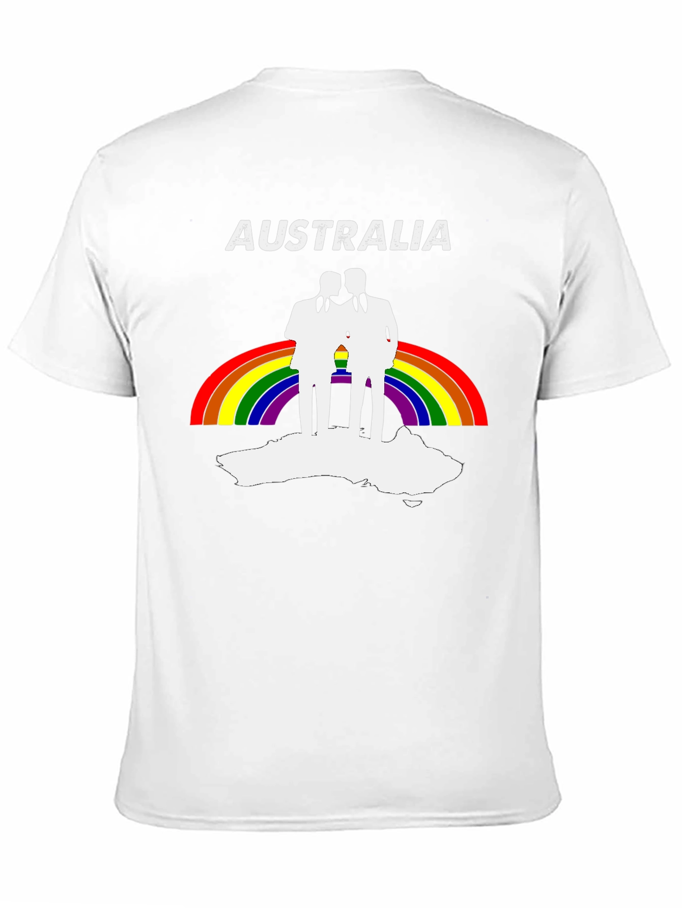 Australia Rainbow LGBTQ+ Pride T-Shirt