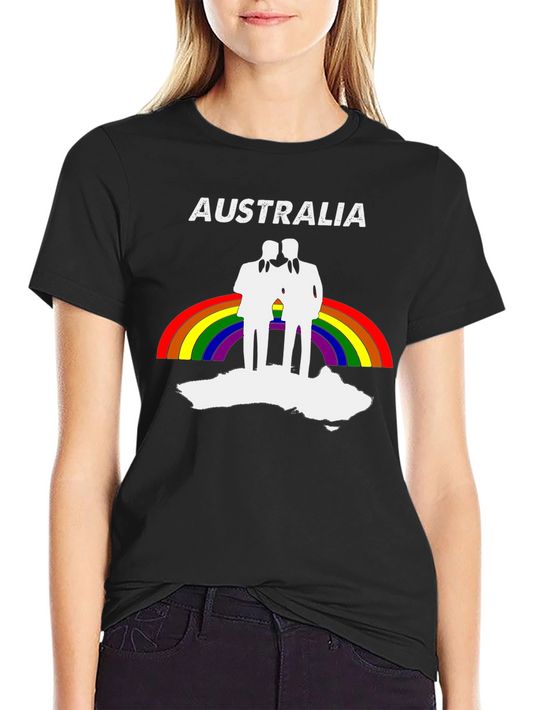 Australia Rainbow LGBTQ+ Pride T-Shirt