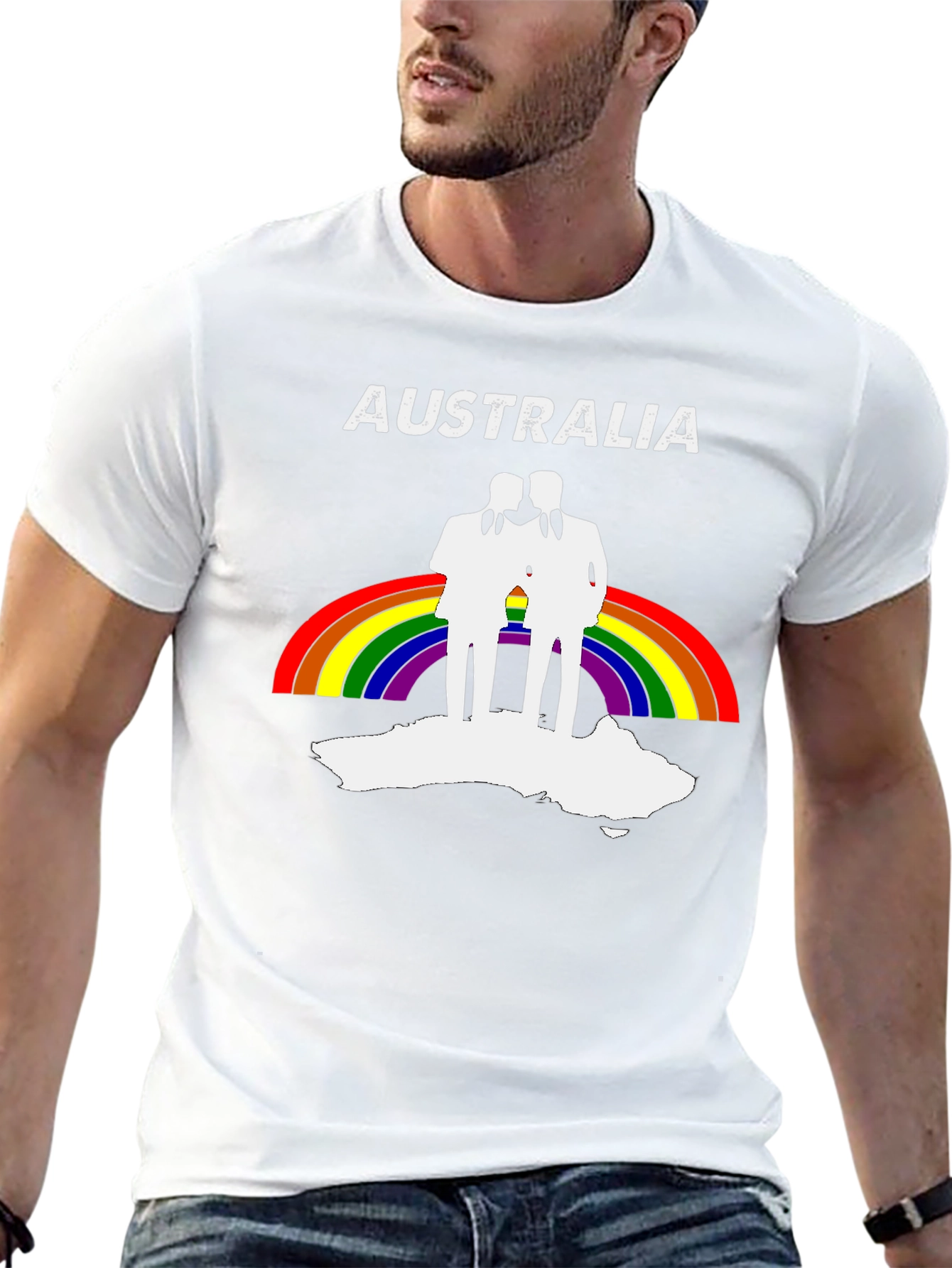 Australia Rainbow LGBTQ+ Pride T-Shirt