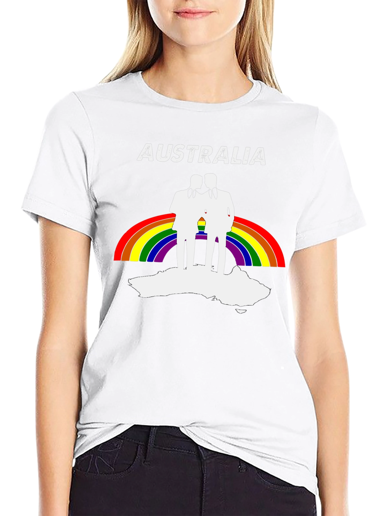 Australia Rainbow LGBTQ+ Pride T-Shirt