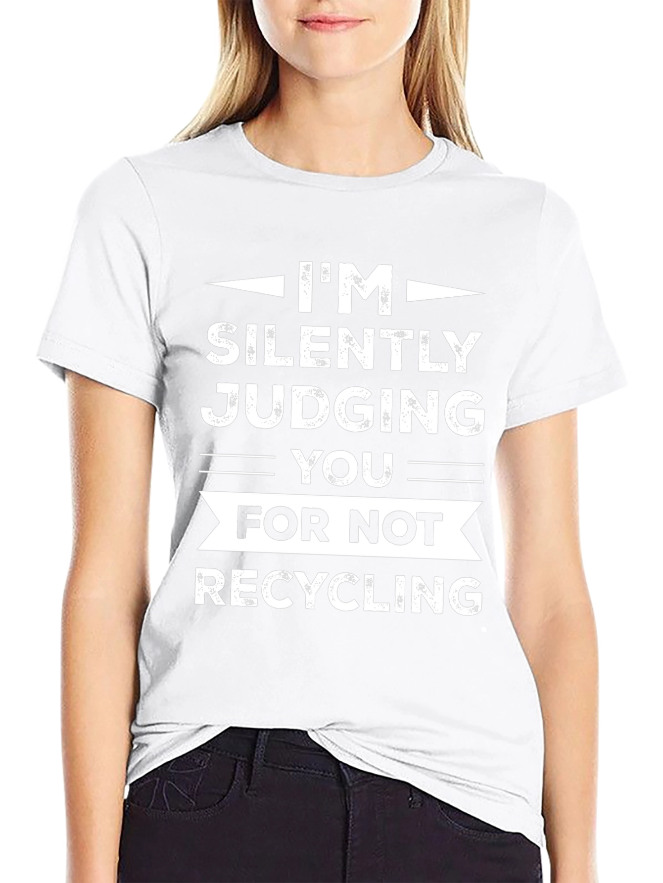 Im Silently Judging You Recycling T-Shirt
