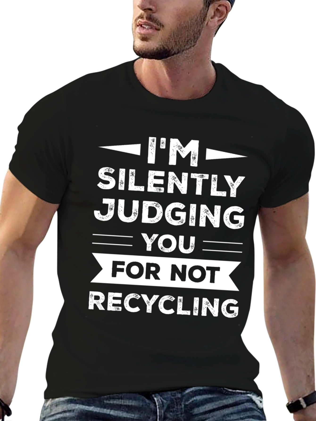 Im Silently Judging You Recycling T-Shirt