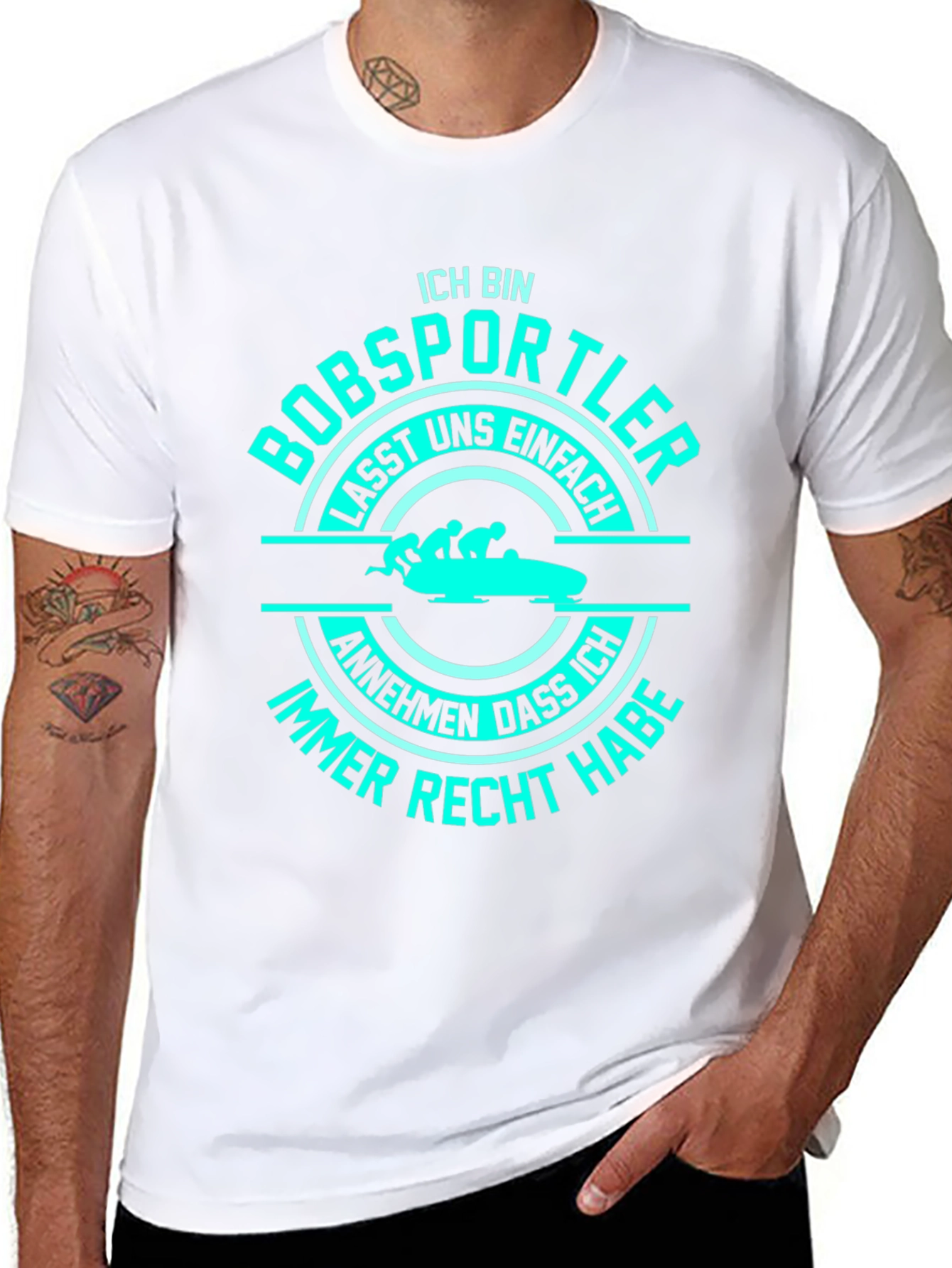 Ich Bin Bobsportler Graphic Tee