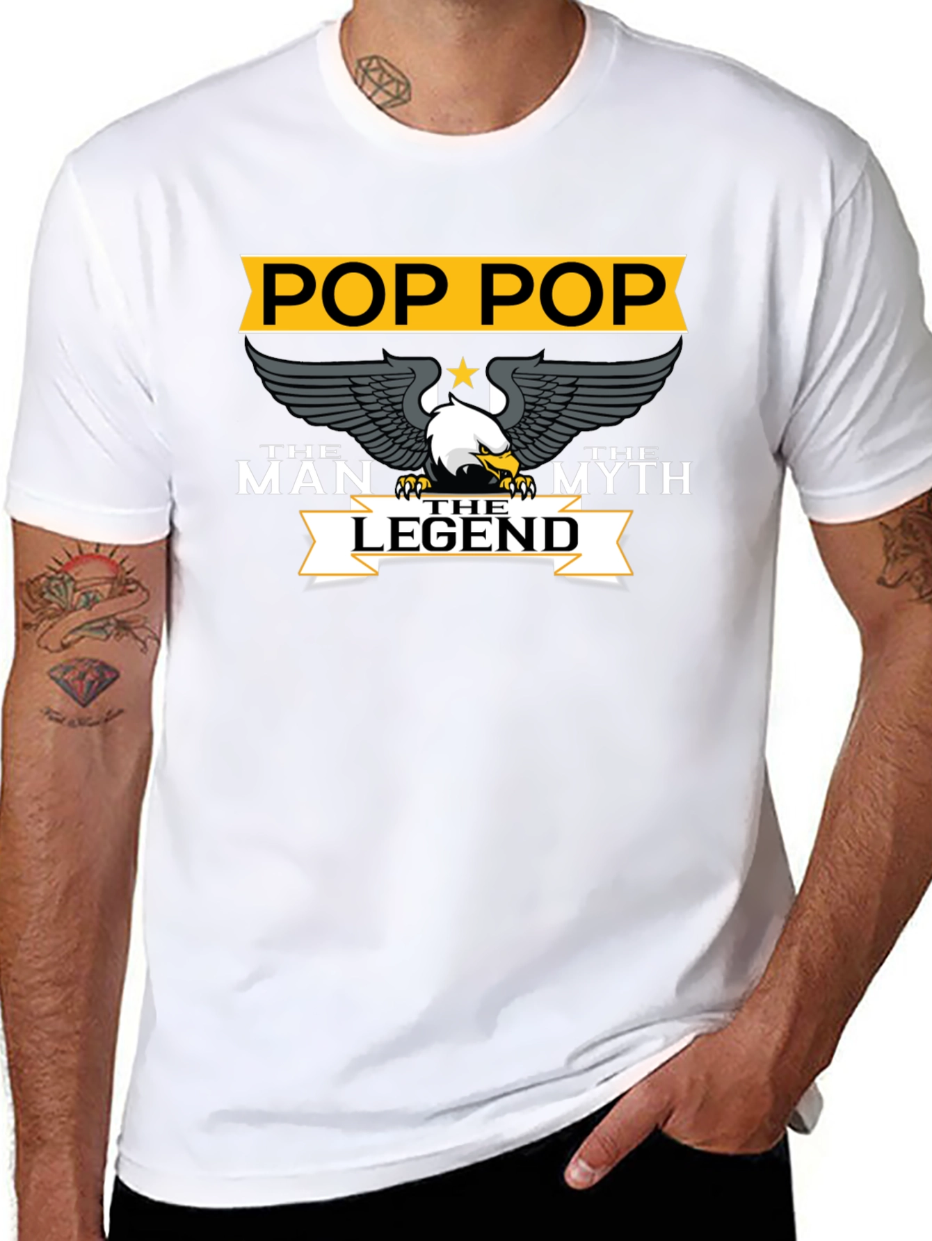 Pop Pop Legend Graphic Tee