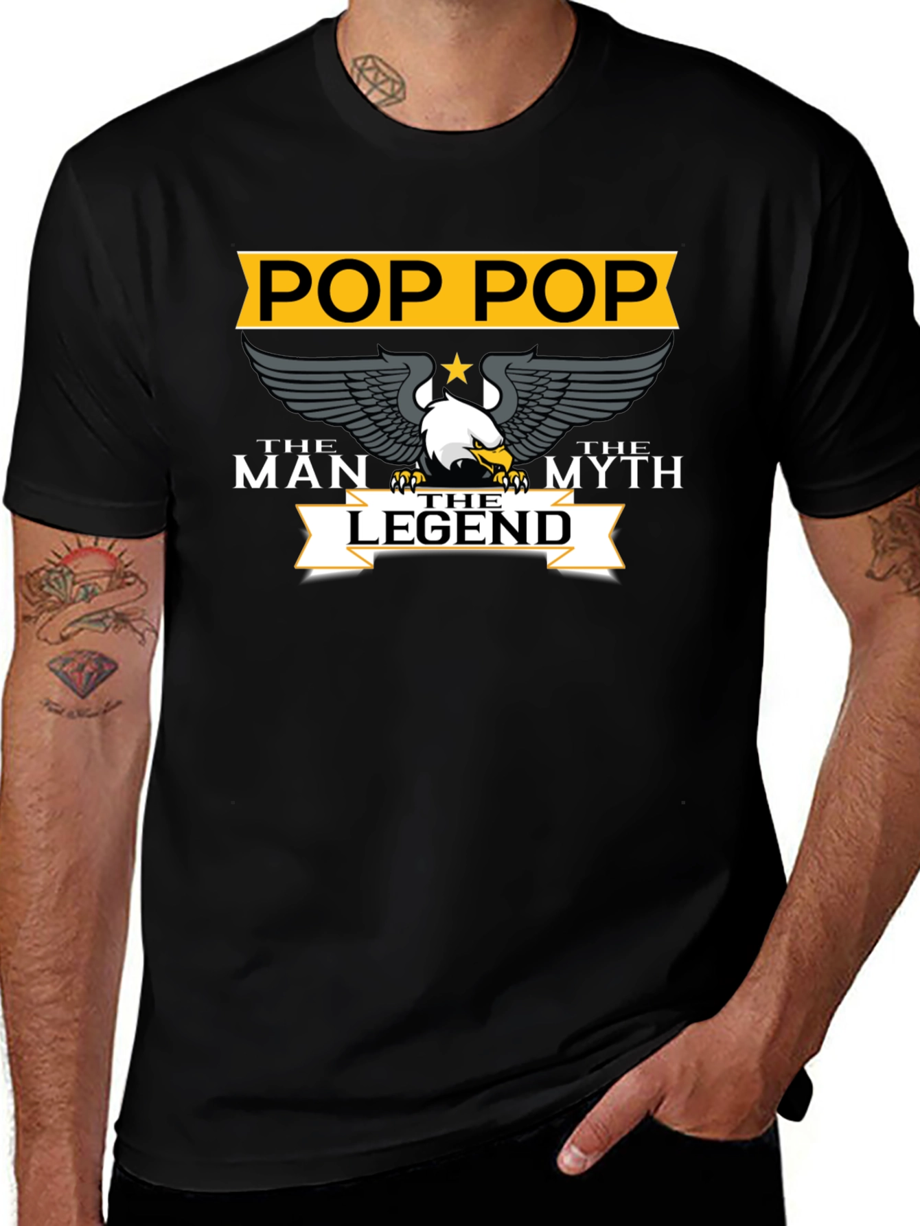 Pop Pop Legend Graphic Tee