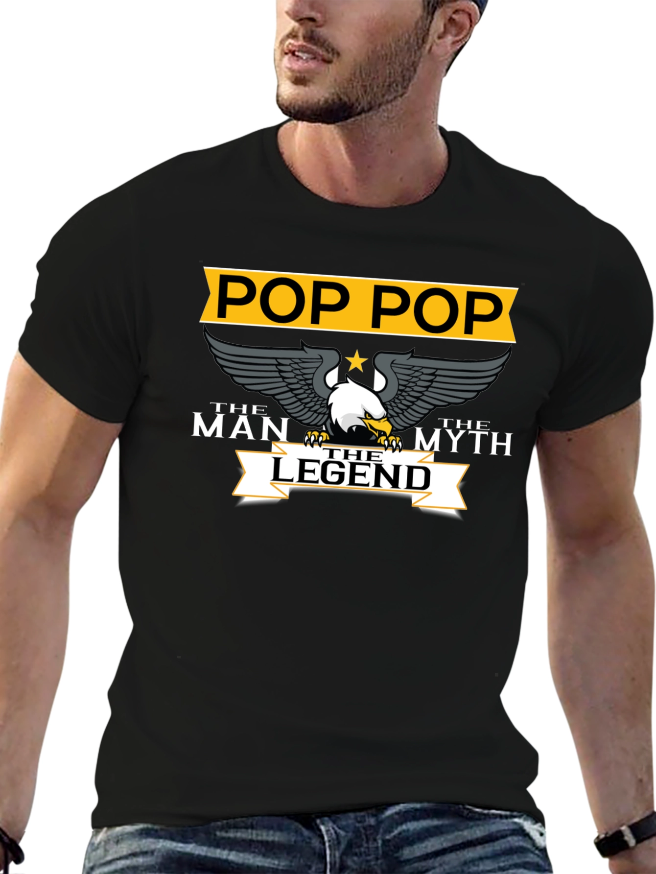 Pop Pop Legend Graphic Tee