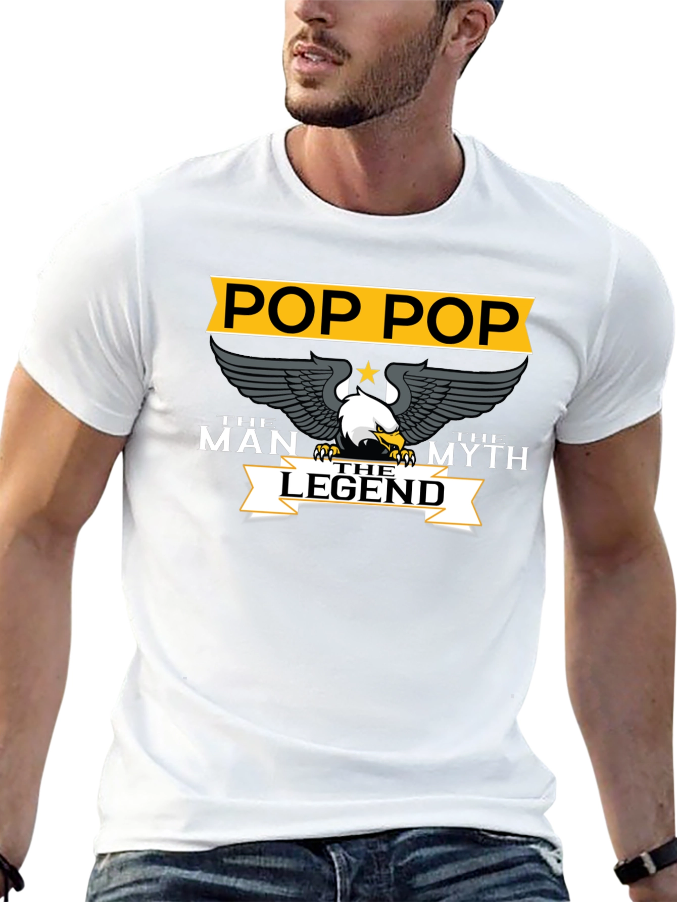 Pop Pop Legend Graphic Tee