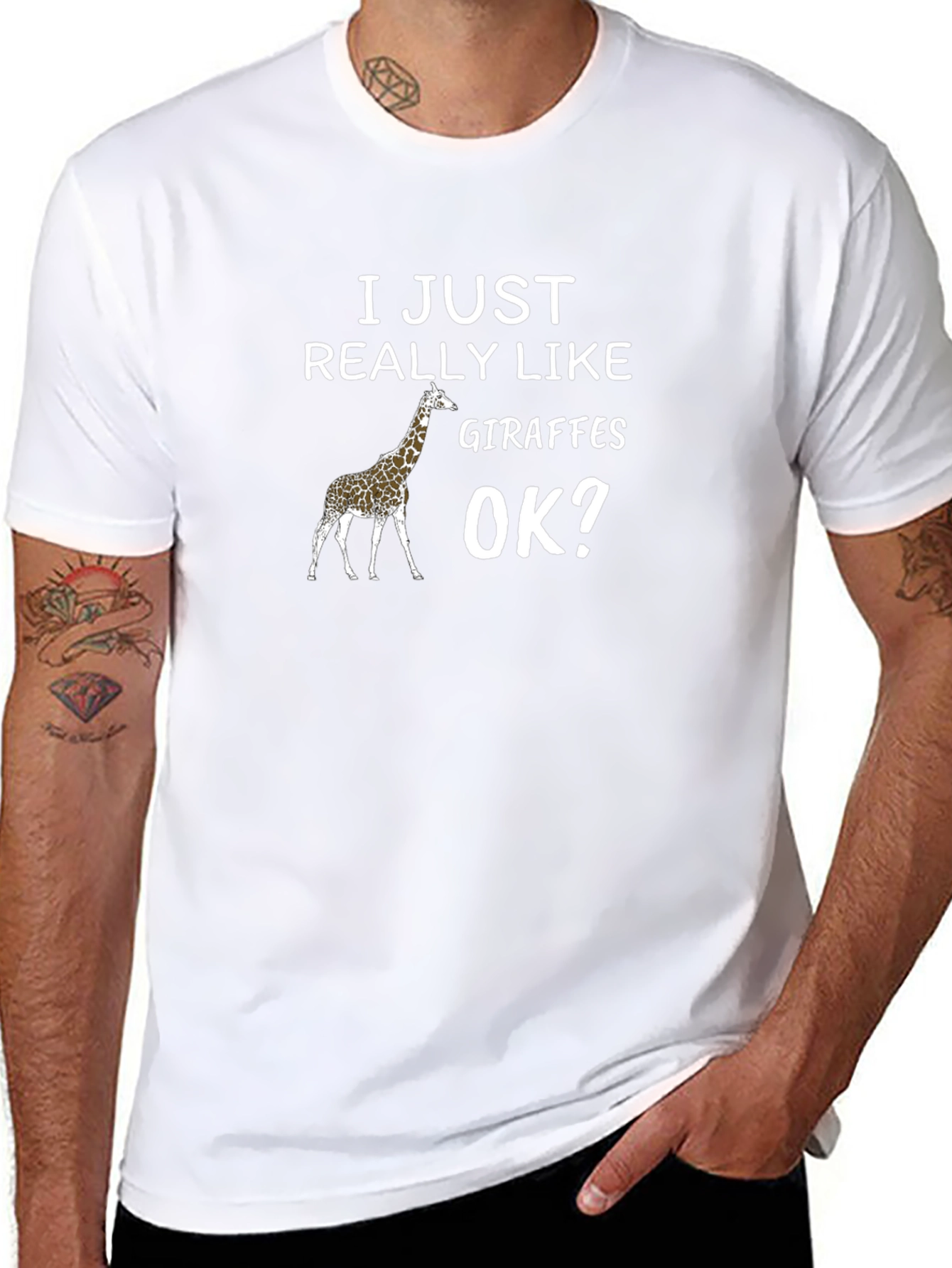I Just Really Like Giraffes OK? T-Shirt