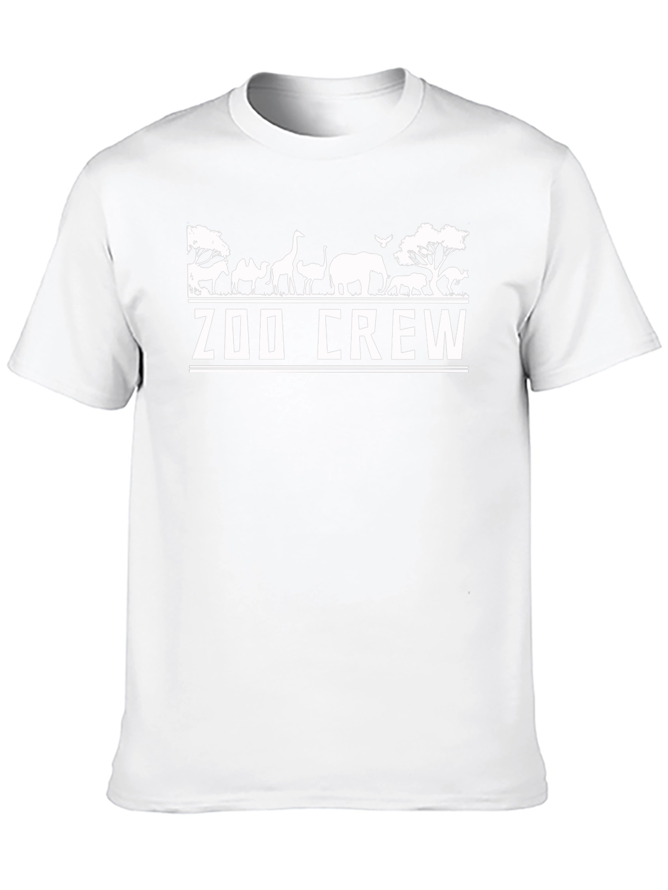 Zoo Crew Black T-Shirt - Animal Safari Design