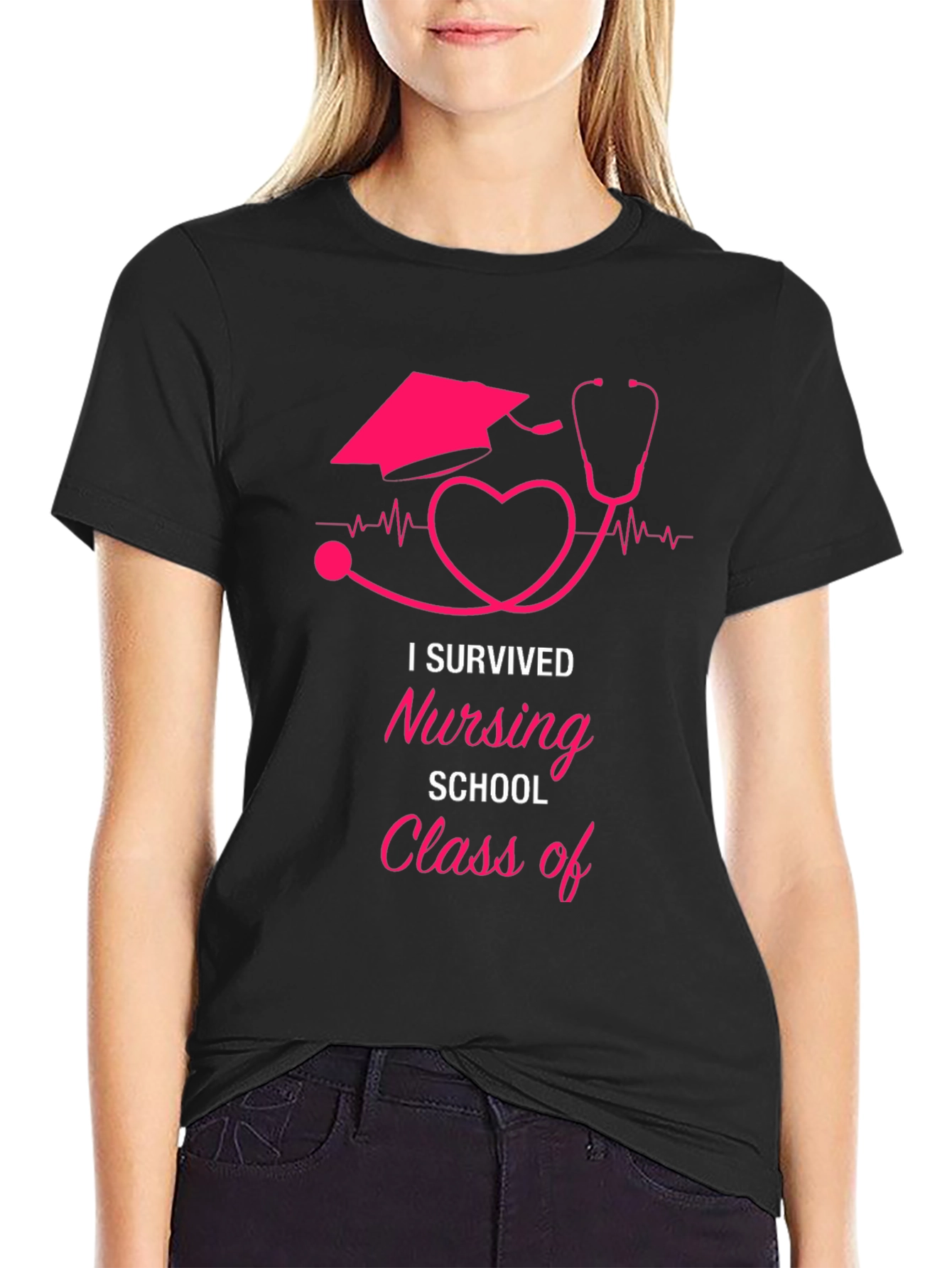 I Survived Nursing School Graduation T-Shirt