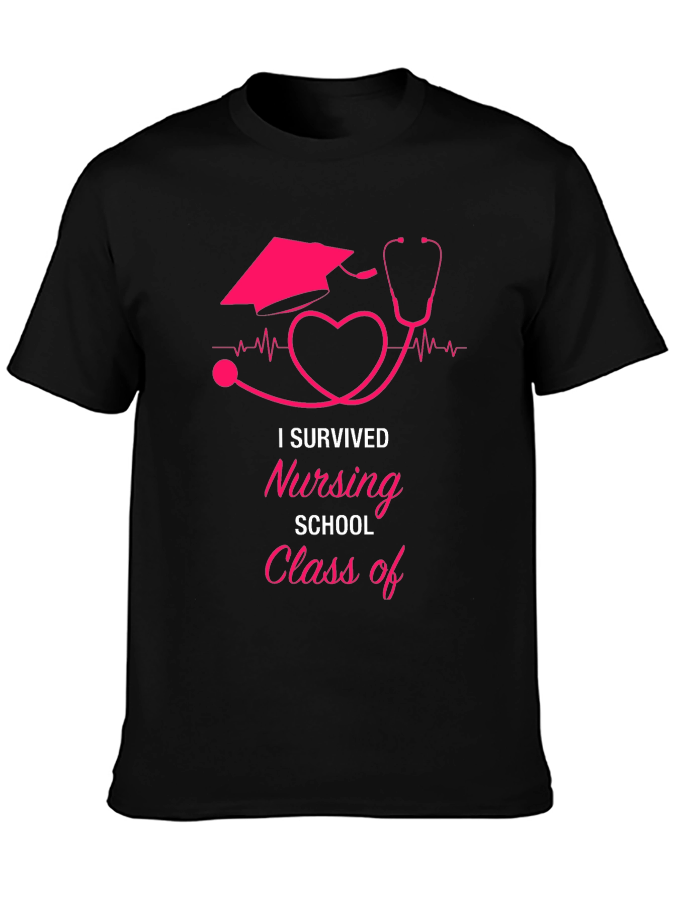 I Survived Nursing School Graduation T-Shirt