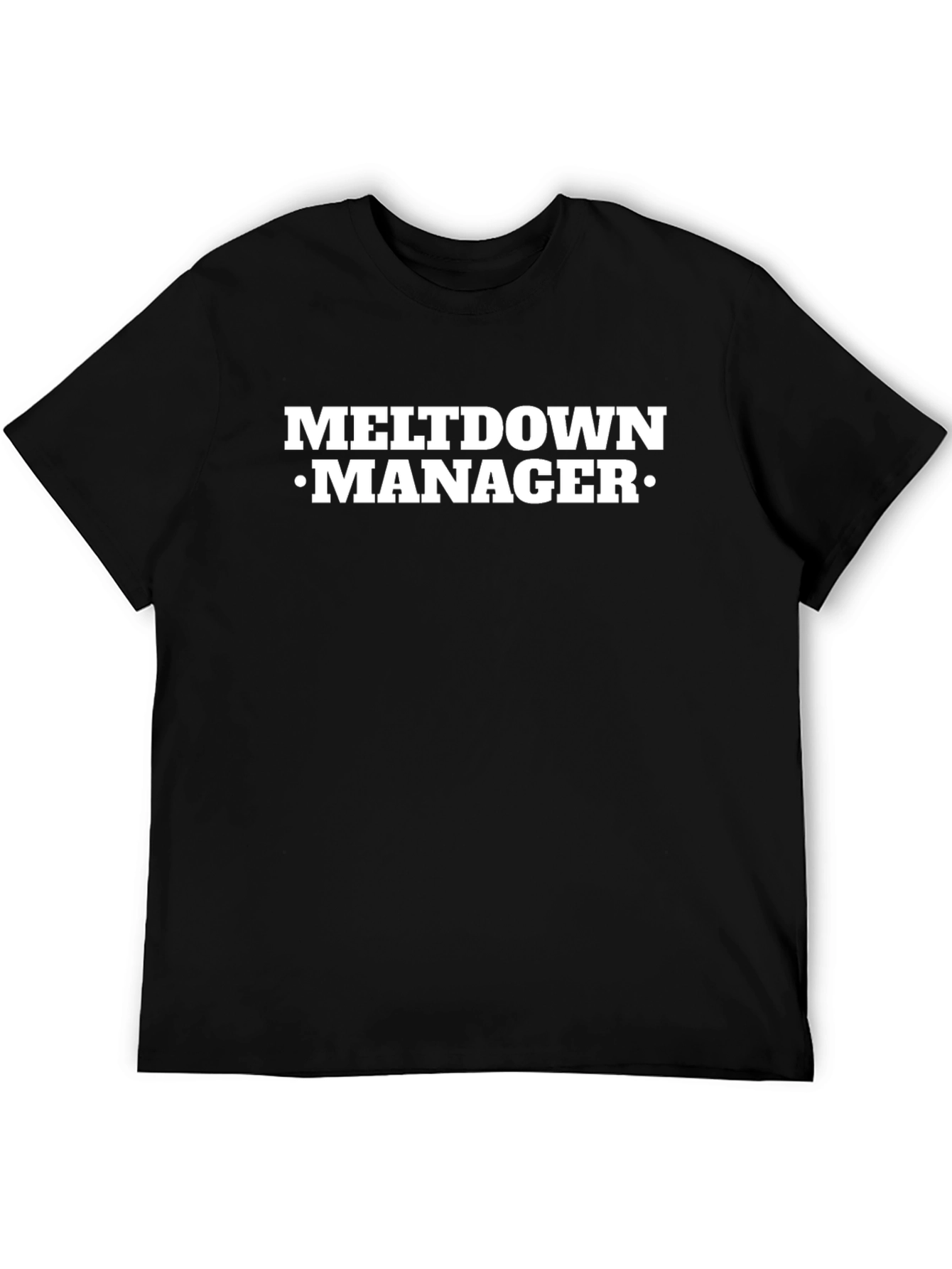 Meltdown Manager Black Graphic Tee