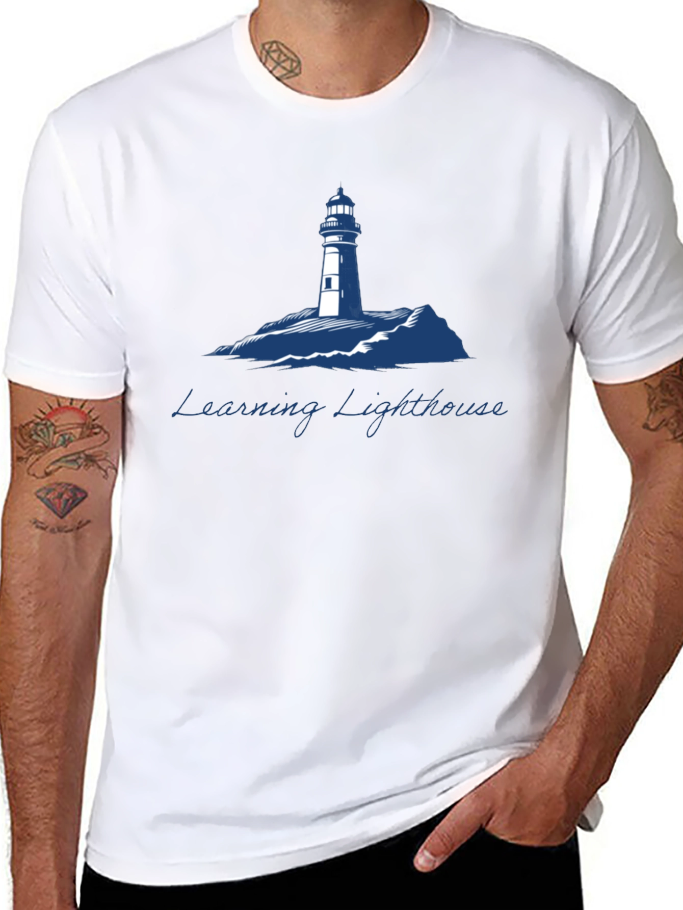 Learning Lighthouse Graphic T-Shirt