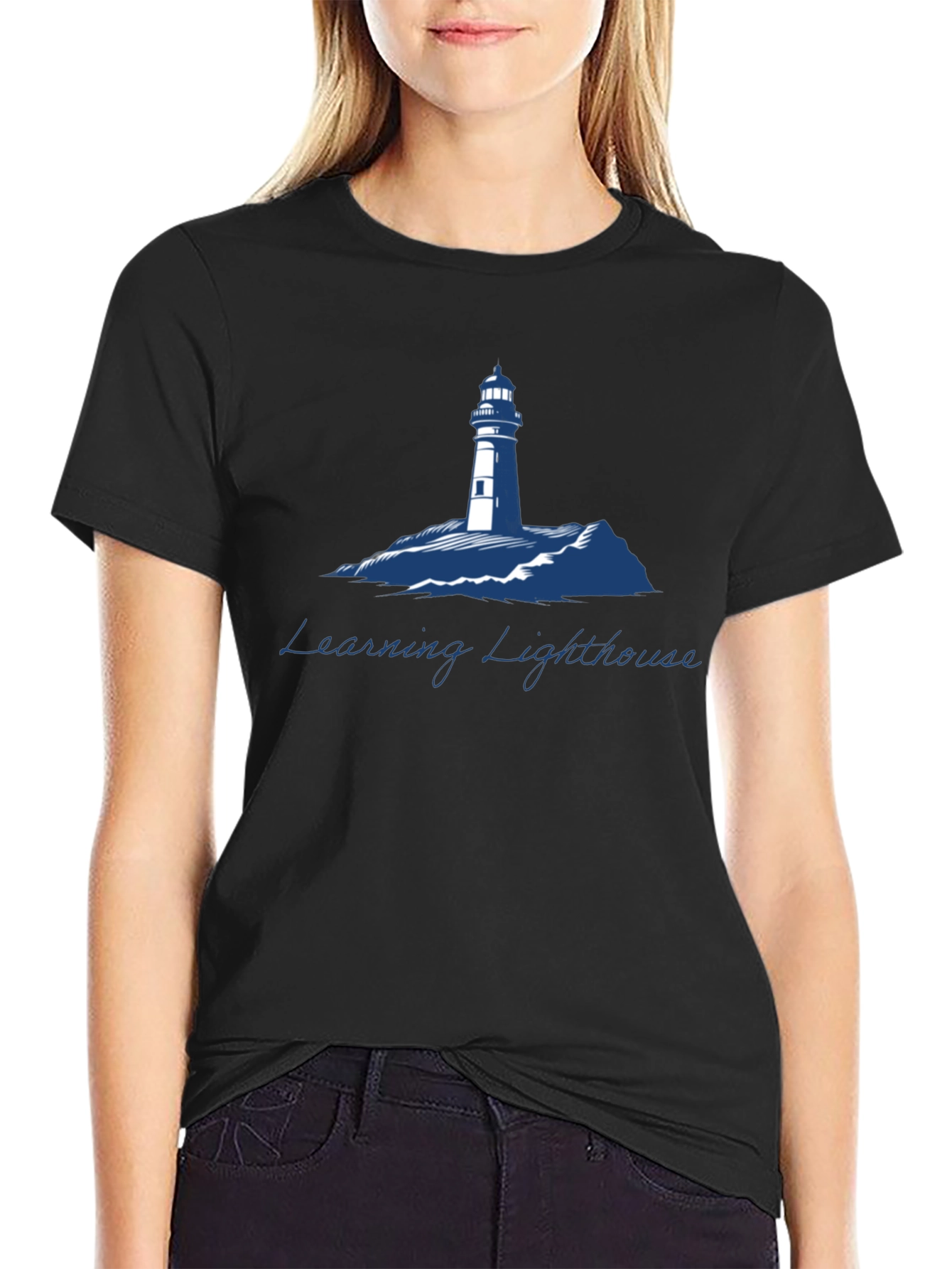 Learning Lighthouse Graphic T-Shirt