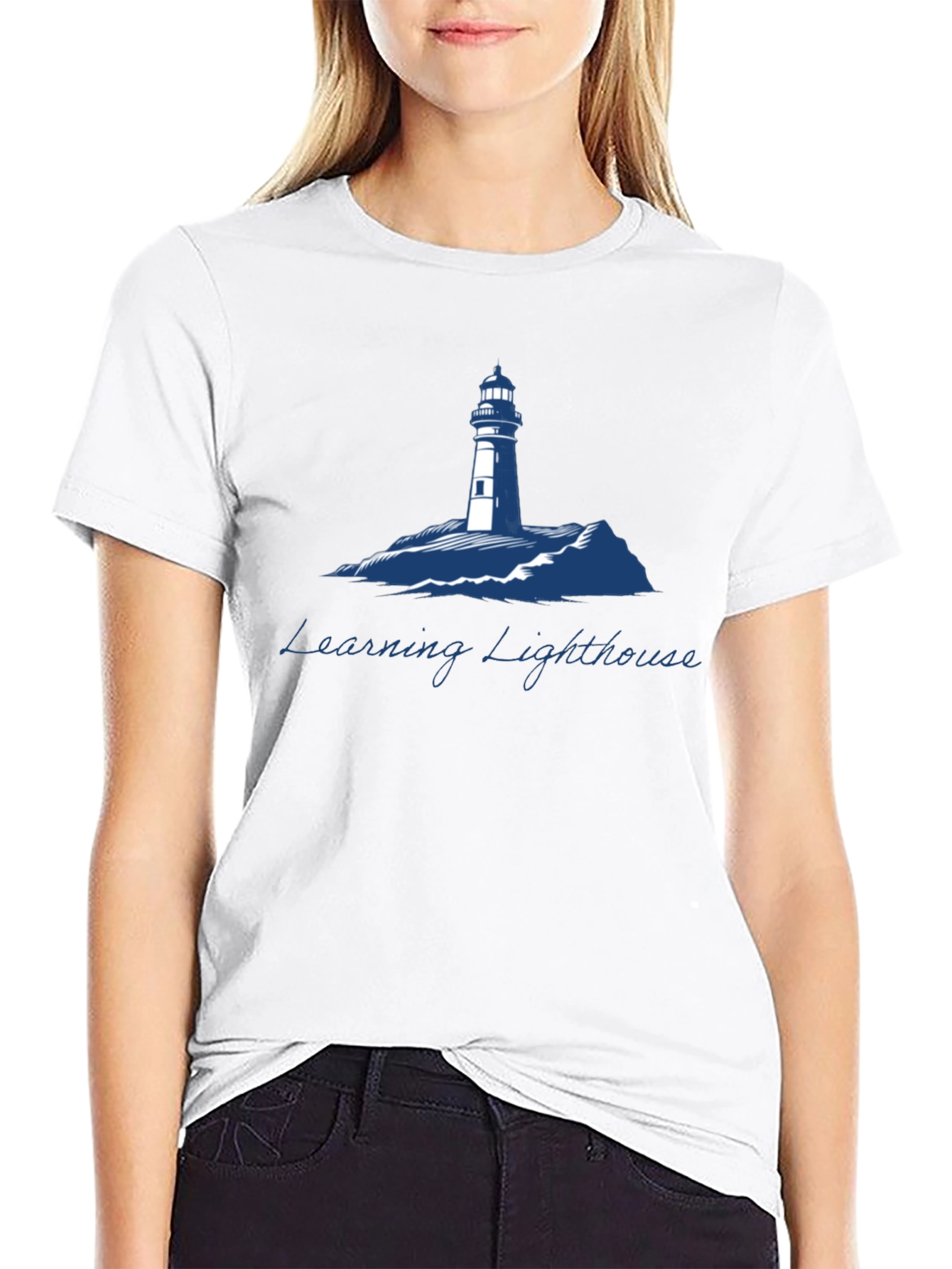Learning Lighthouse Graphic T-Shirt