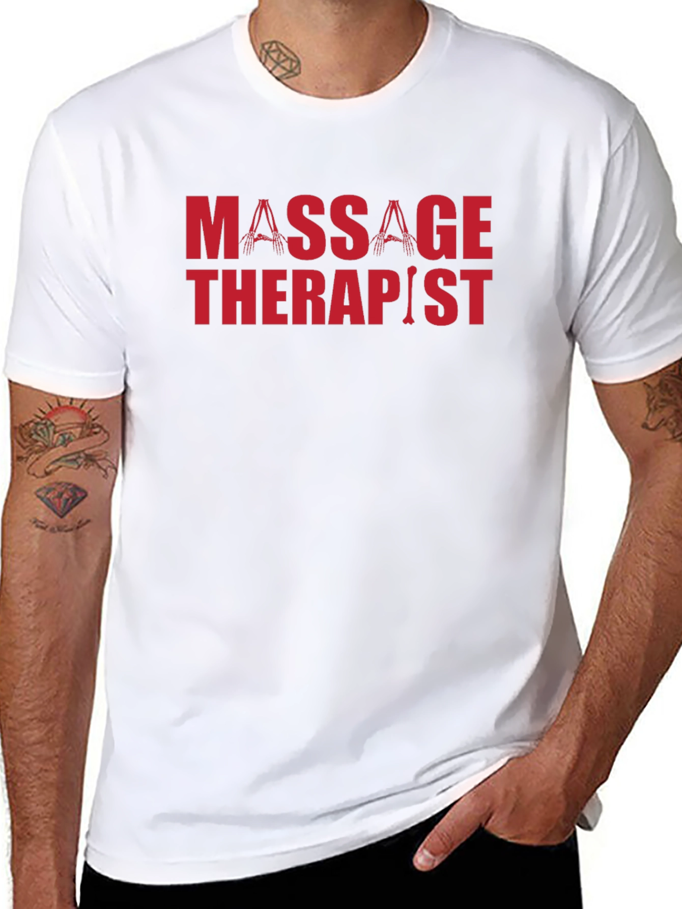Massage Therapist Graphic Tee - Black Unisex