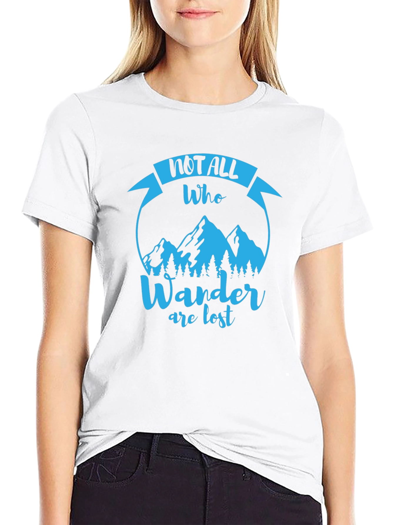 Wanderlust T-Shirt - Not All Who Wander Are Lost