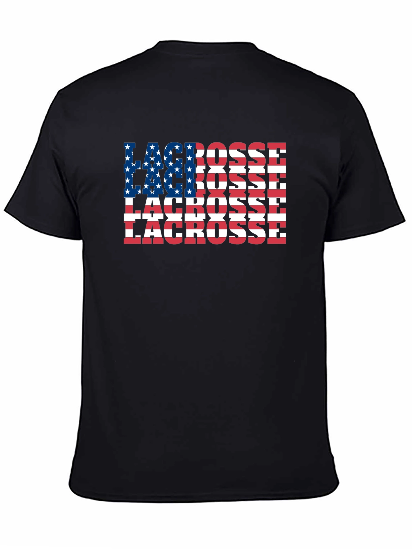 American Flag Lacrosse T-Shirt