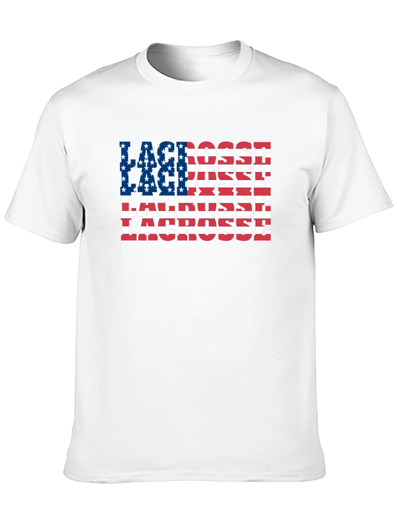 American Flag Lacrosse T-Shirt