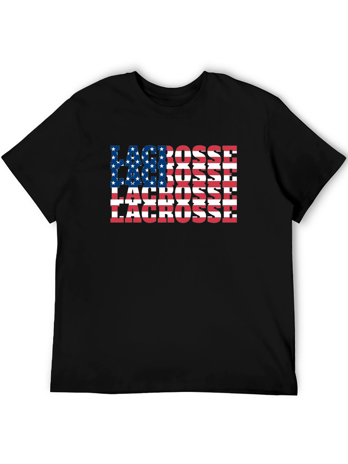 American Flag Lacrosse T-Shirt