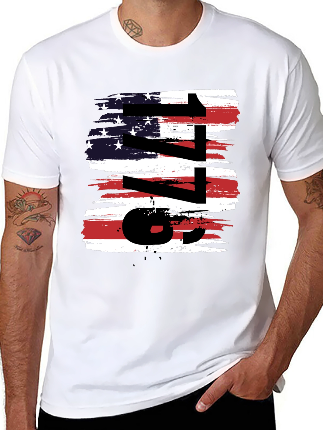 Patriotic 1776 Graphic Tee