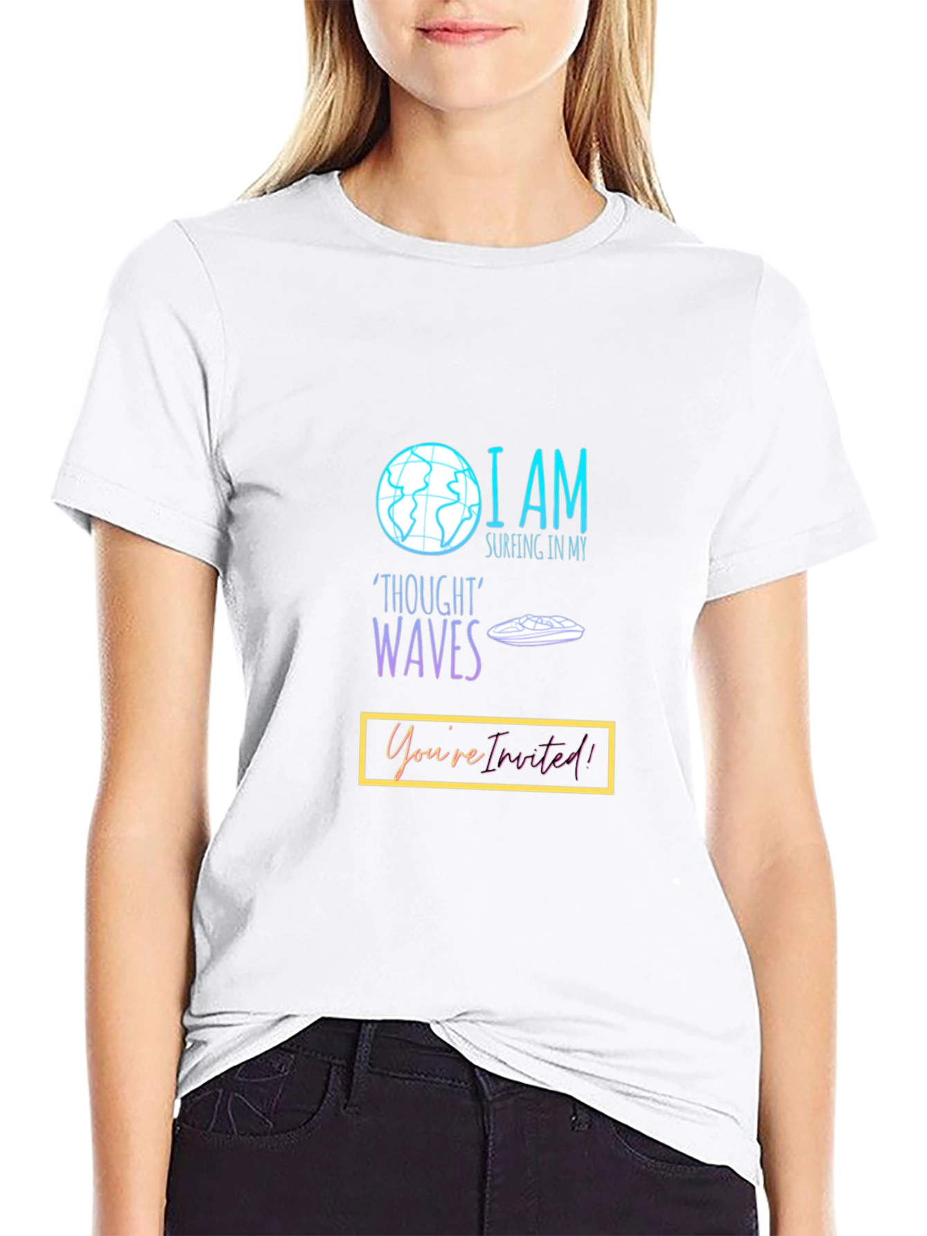 Surfing Thought Waves T-Shirt