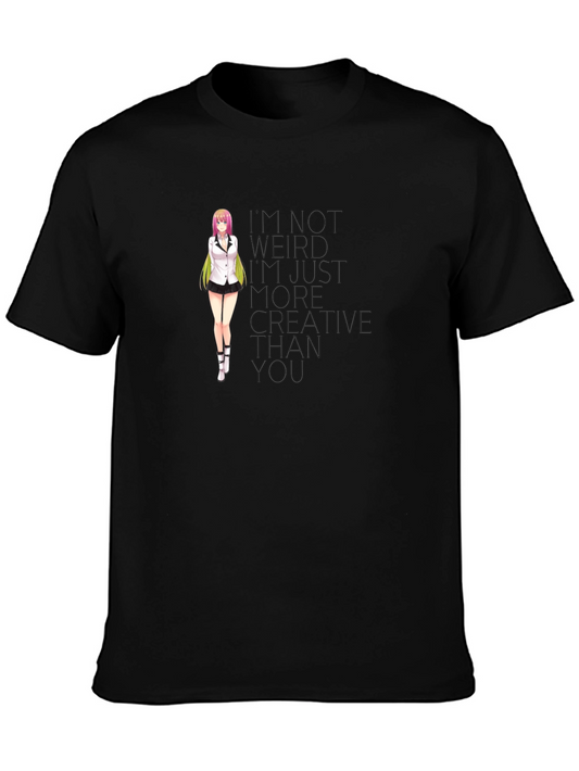 Anime Girl T-Shirt - Creative Quote Tee