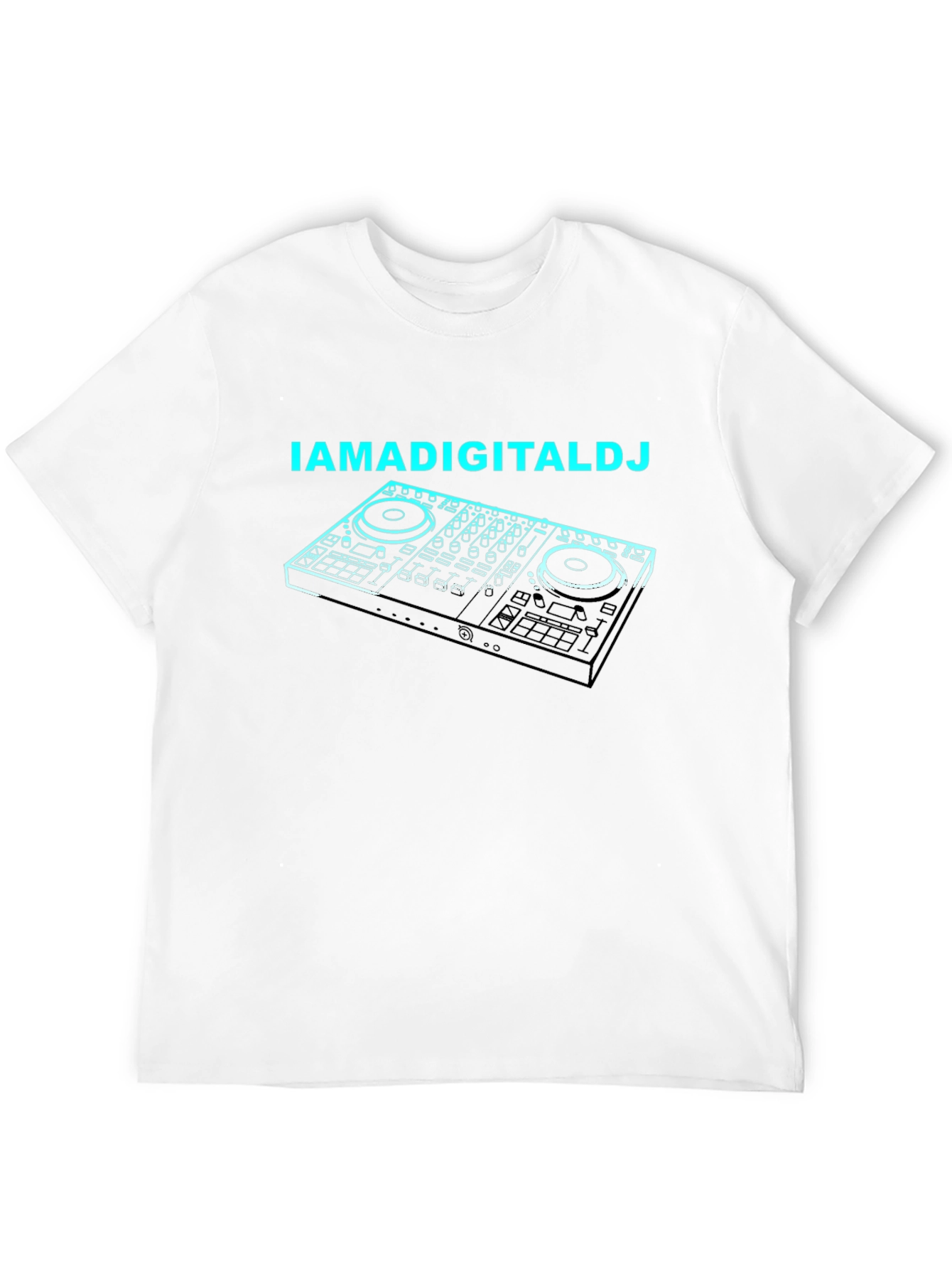 IAMADIGITALDJ Black T-Shirt - DJ Controller Graphic Tee