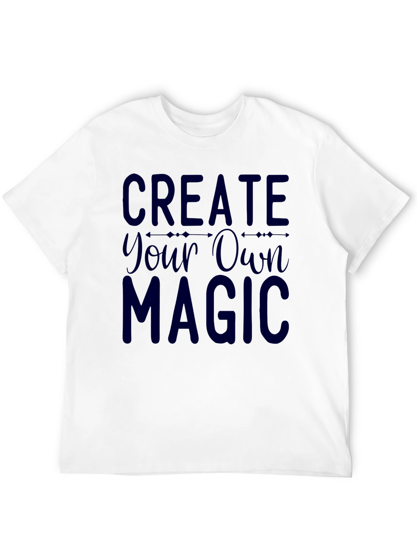 Create Your Own Magic Graphic Tee - Dark Blue
