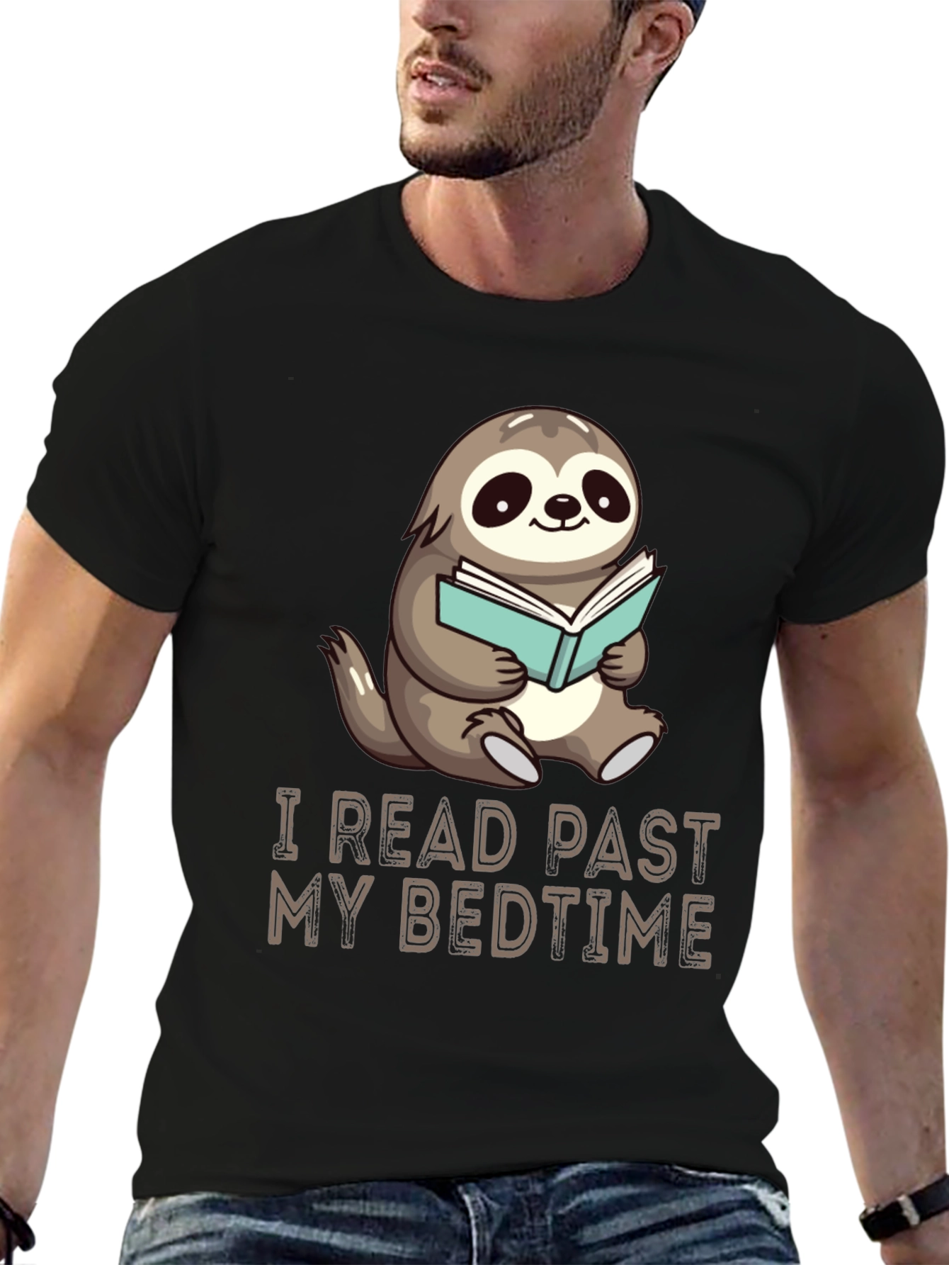 I Read Past My Bedtime Sloth T-Shirt