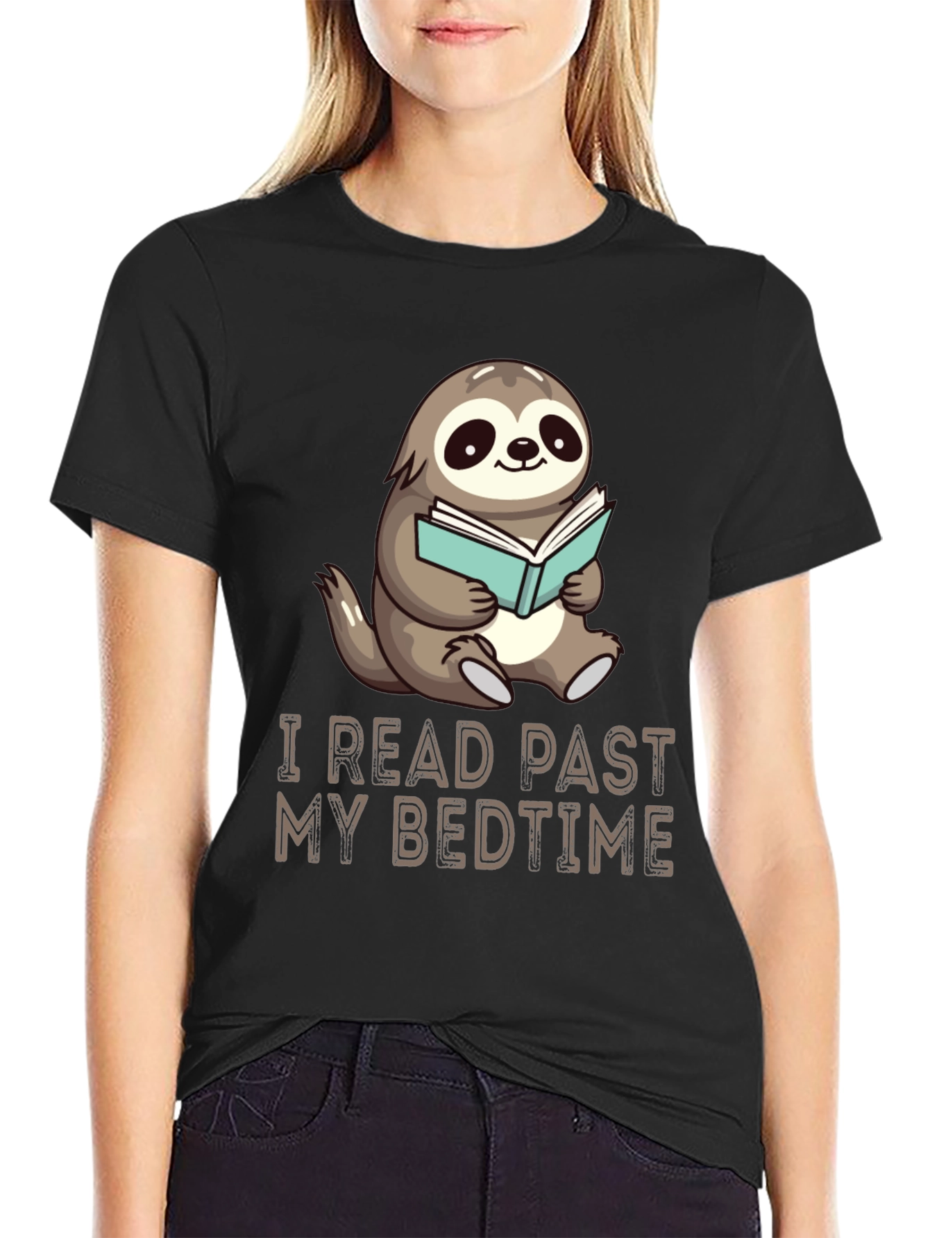 I Read Past My Bedtime Sloth T-Shirt