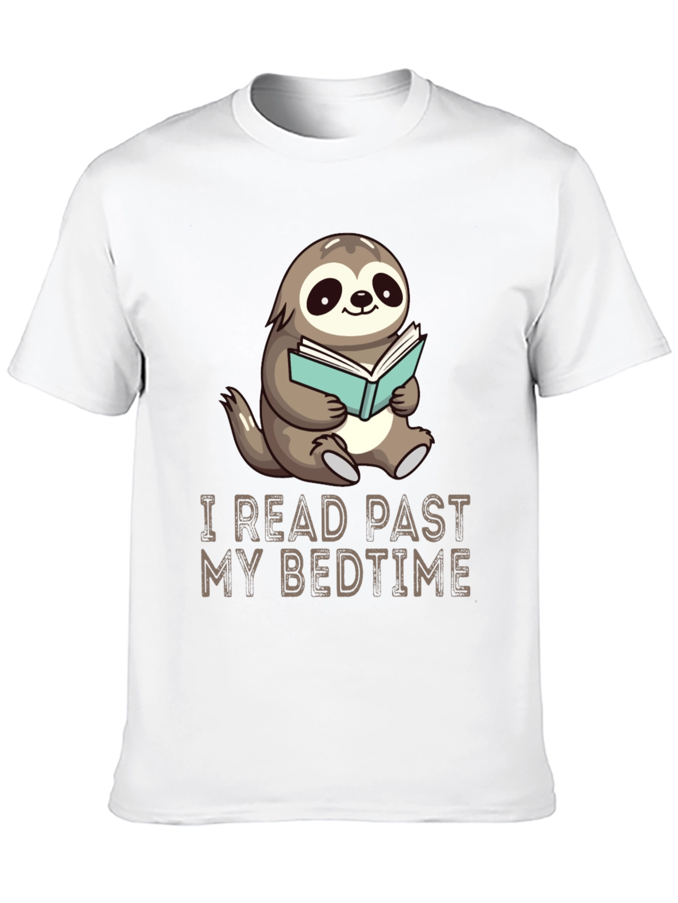 I Read Past My Bedtime Sloth T-Shirt
