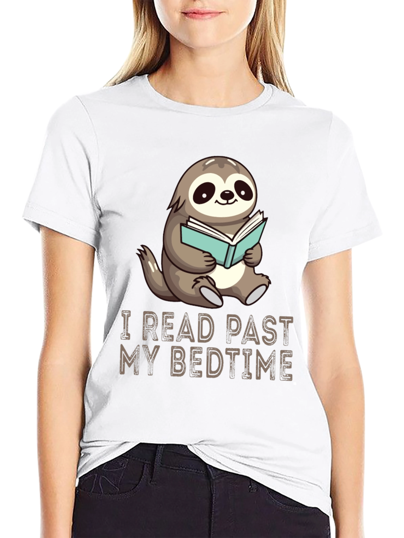 I Read Past My Bedtime Sloth T-Shirt