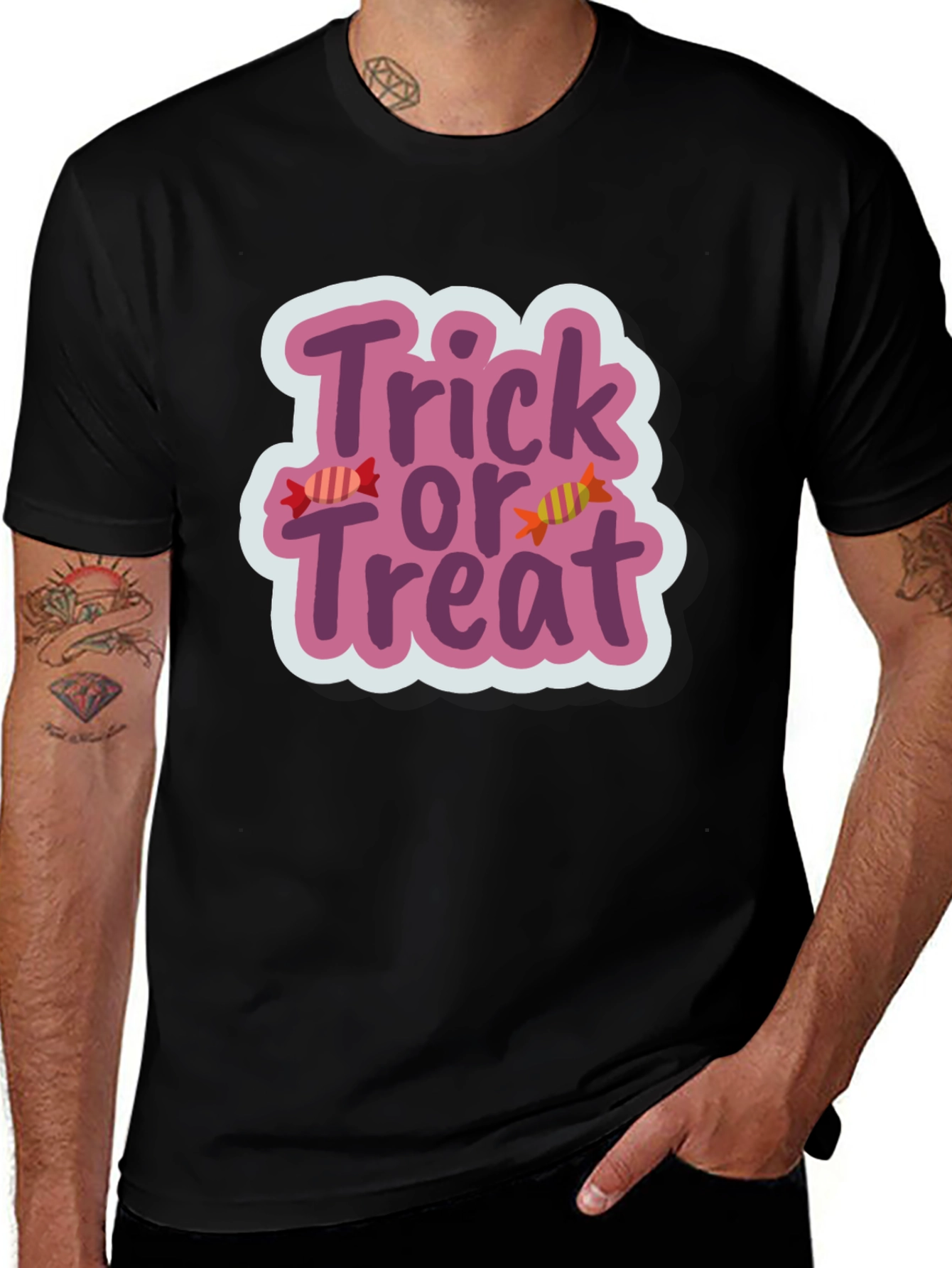 Trick or Treat Halloween Graphic Tee