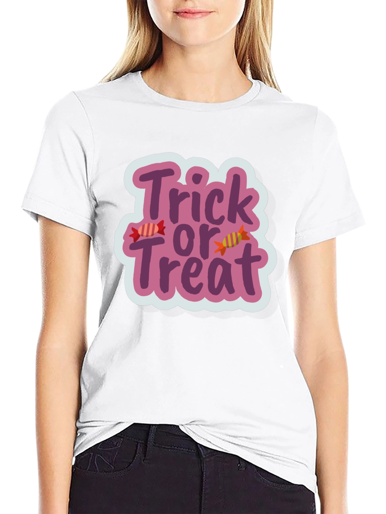 Trick or Treat Halloween Graphic Tee