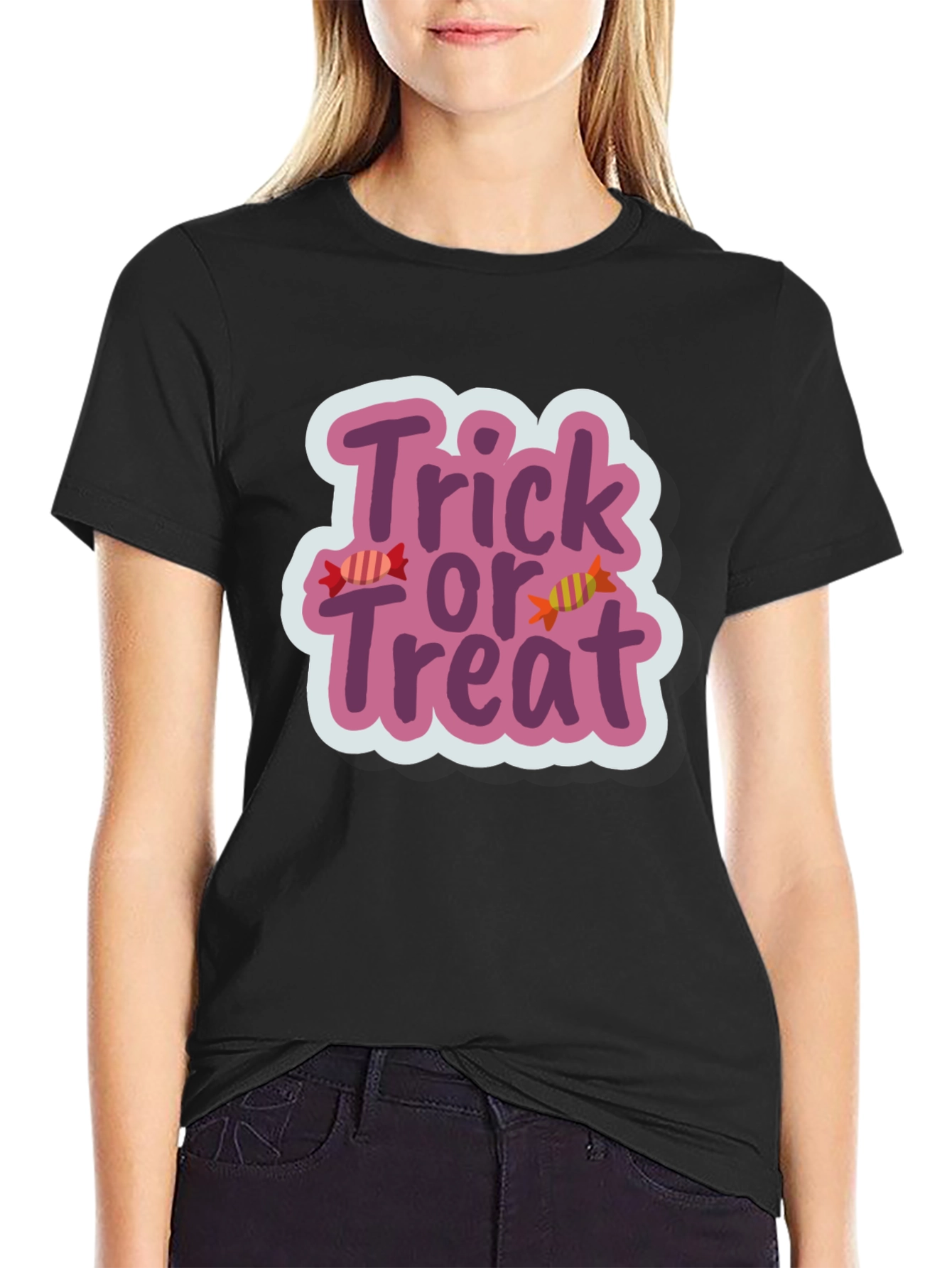 Trick or Treat Halloween Graphic Tee