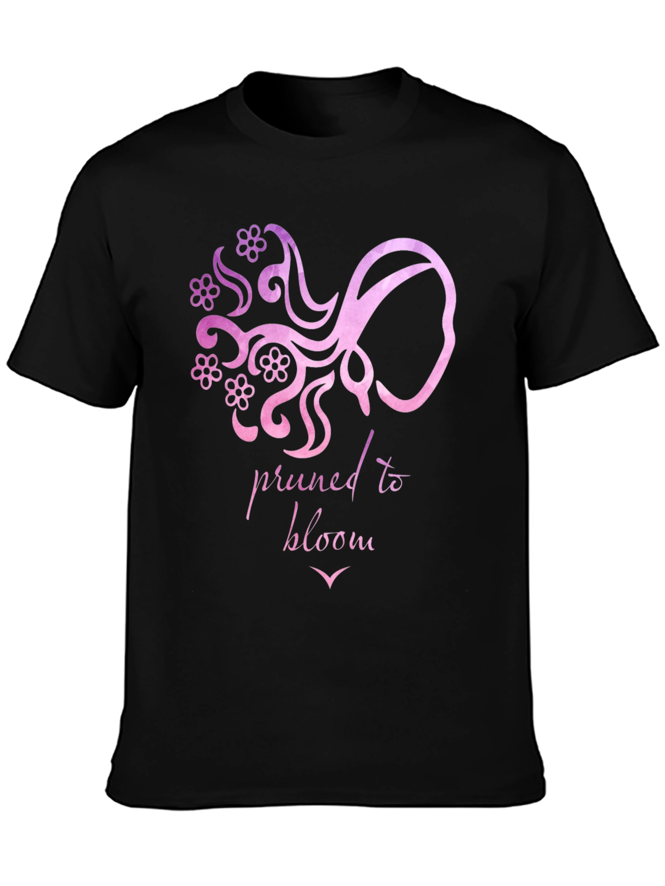 Pruned to Bloom Graphic Tee - Black