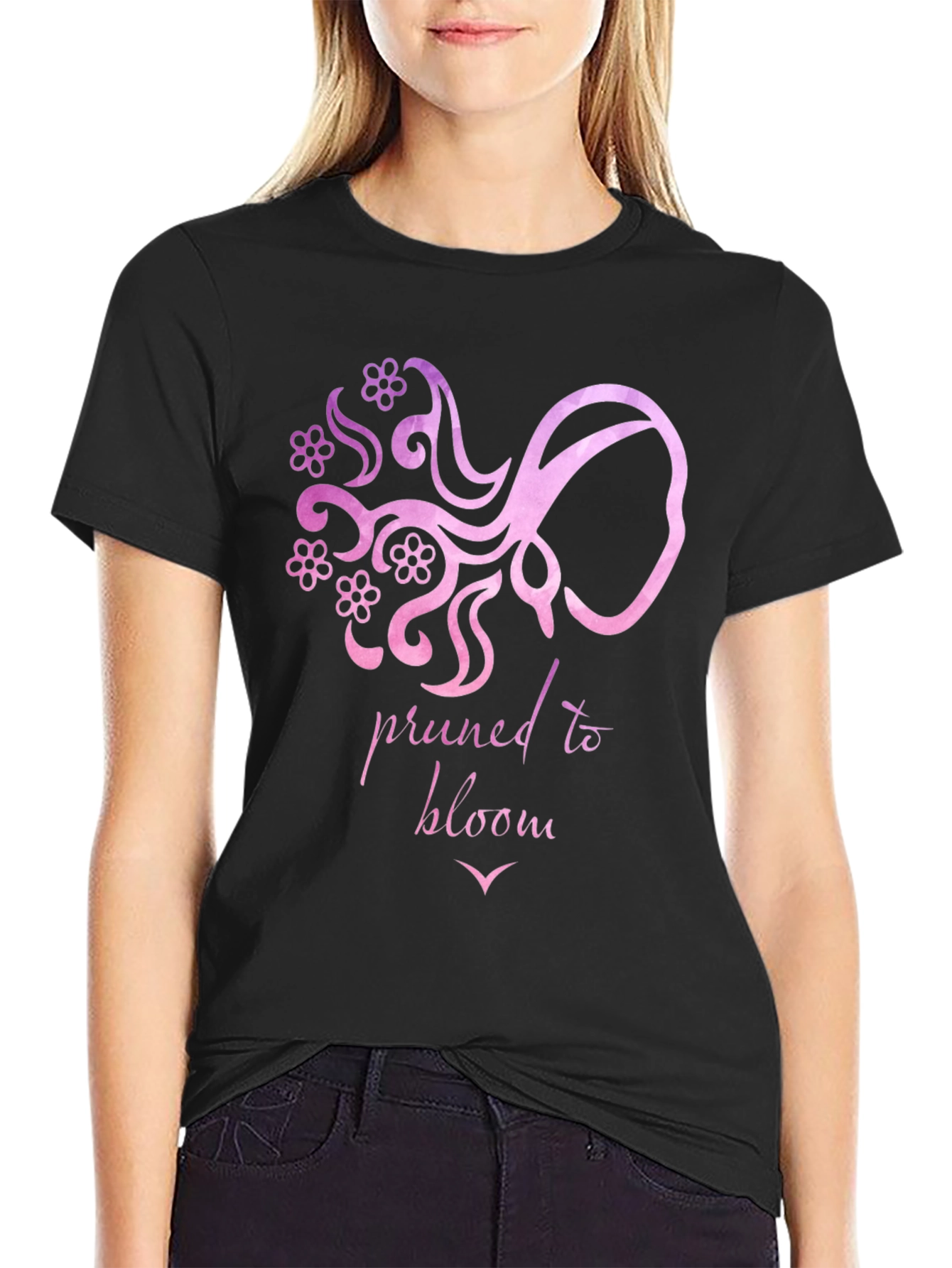 Pruned to Bloom Graphic Tee - Black