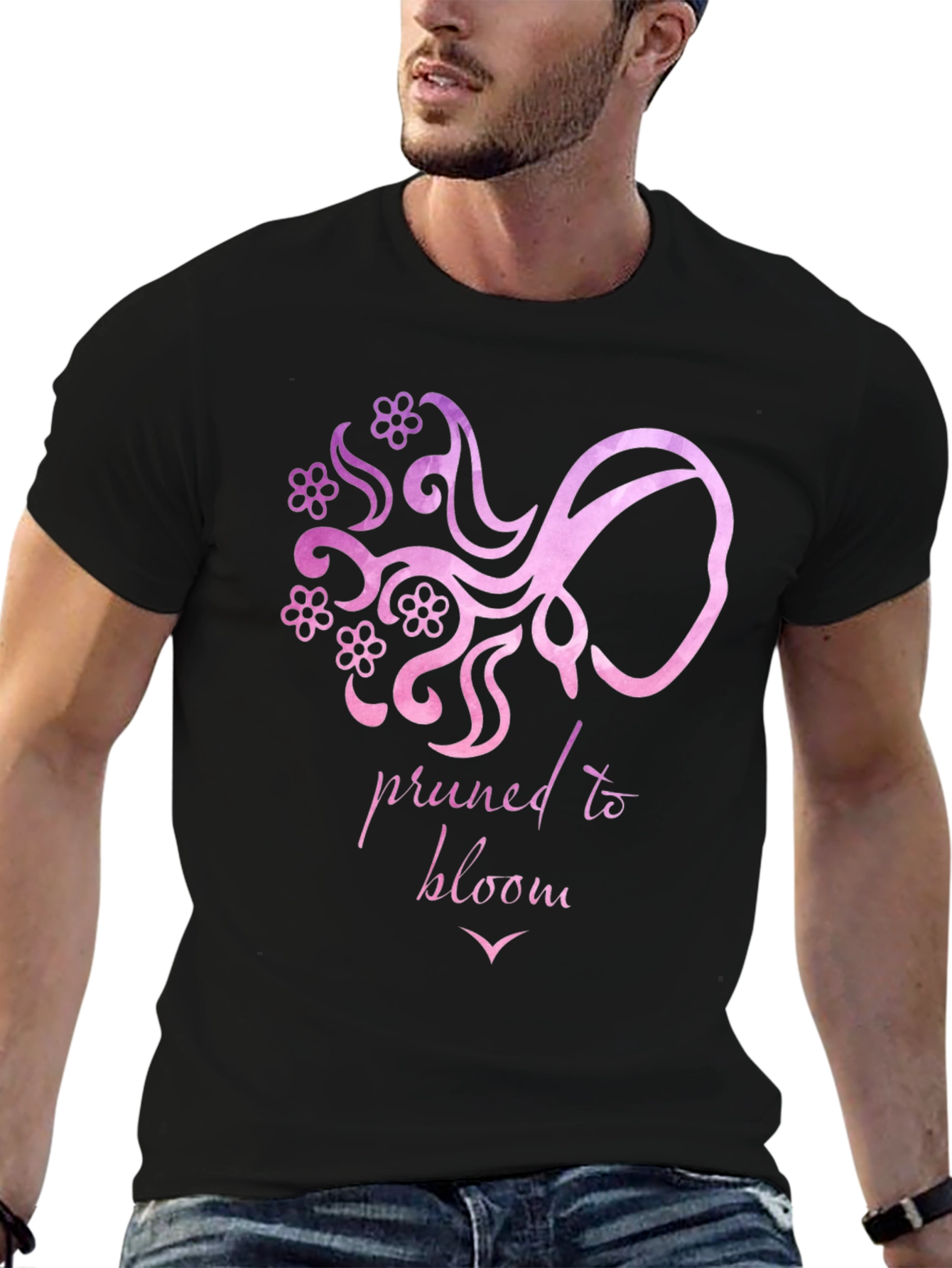 Pruned to Bloom Graphic Tee - Black