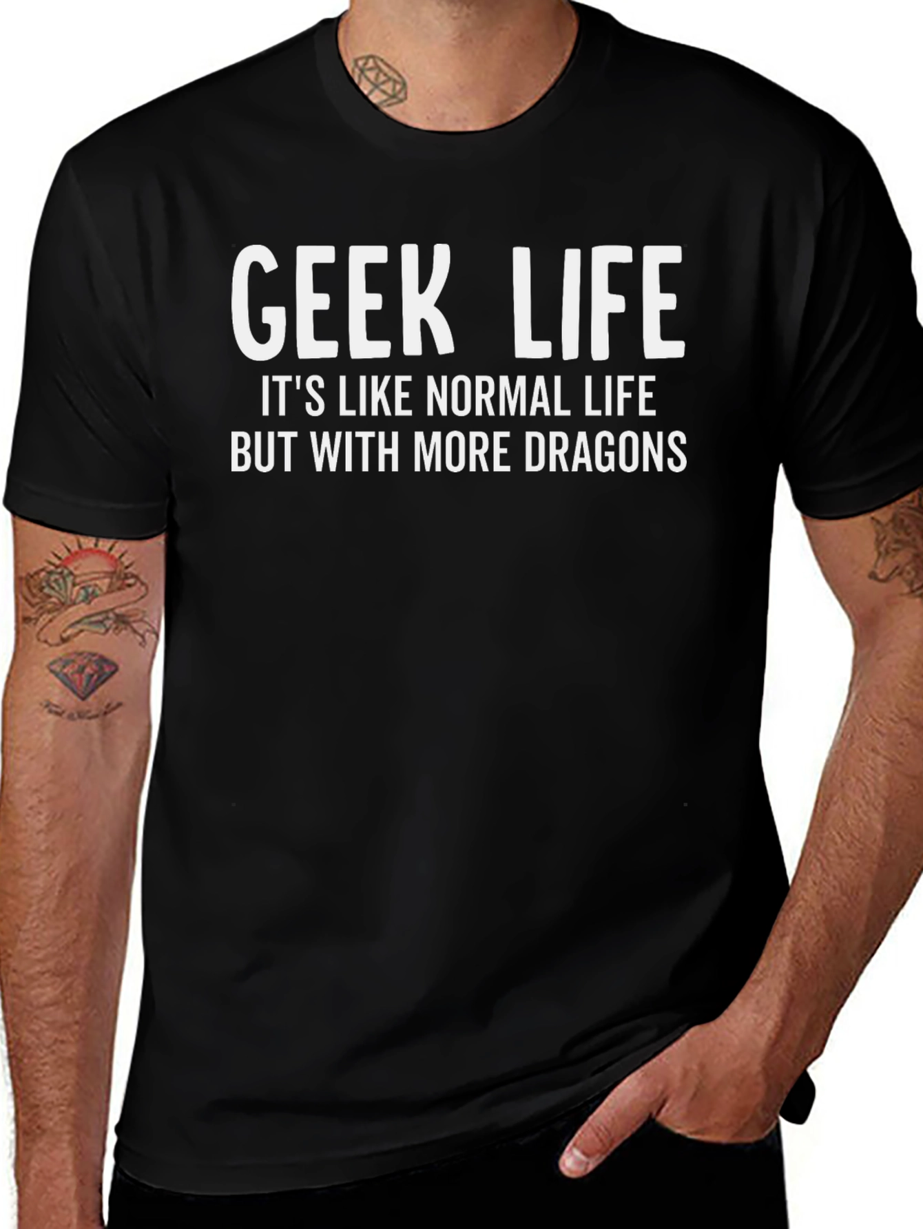 Geek Life T-Shirt - More Dragons!