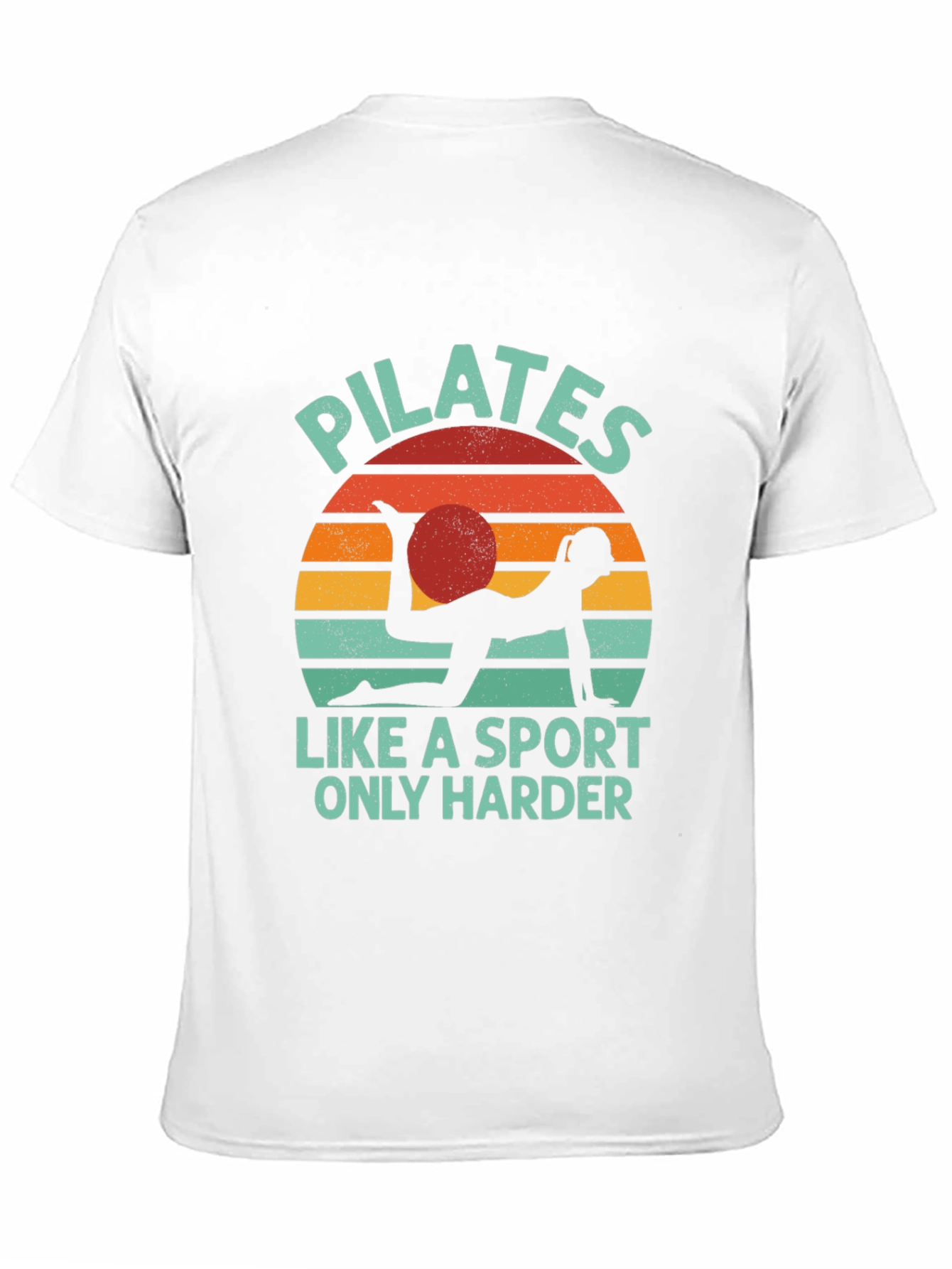 Pilates Sport T-Shirt - Unisex Black Tee