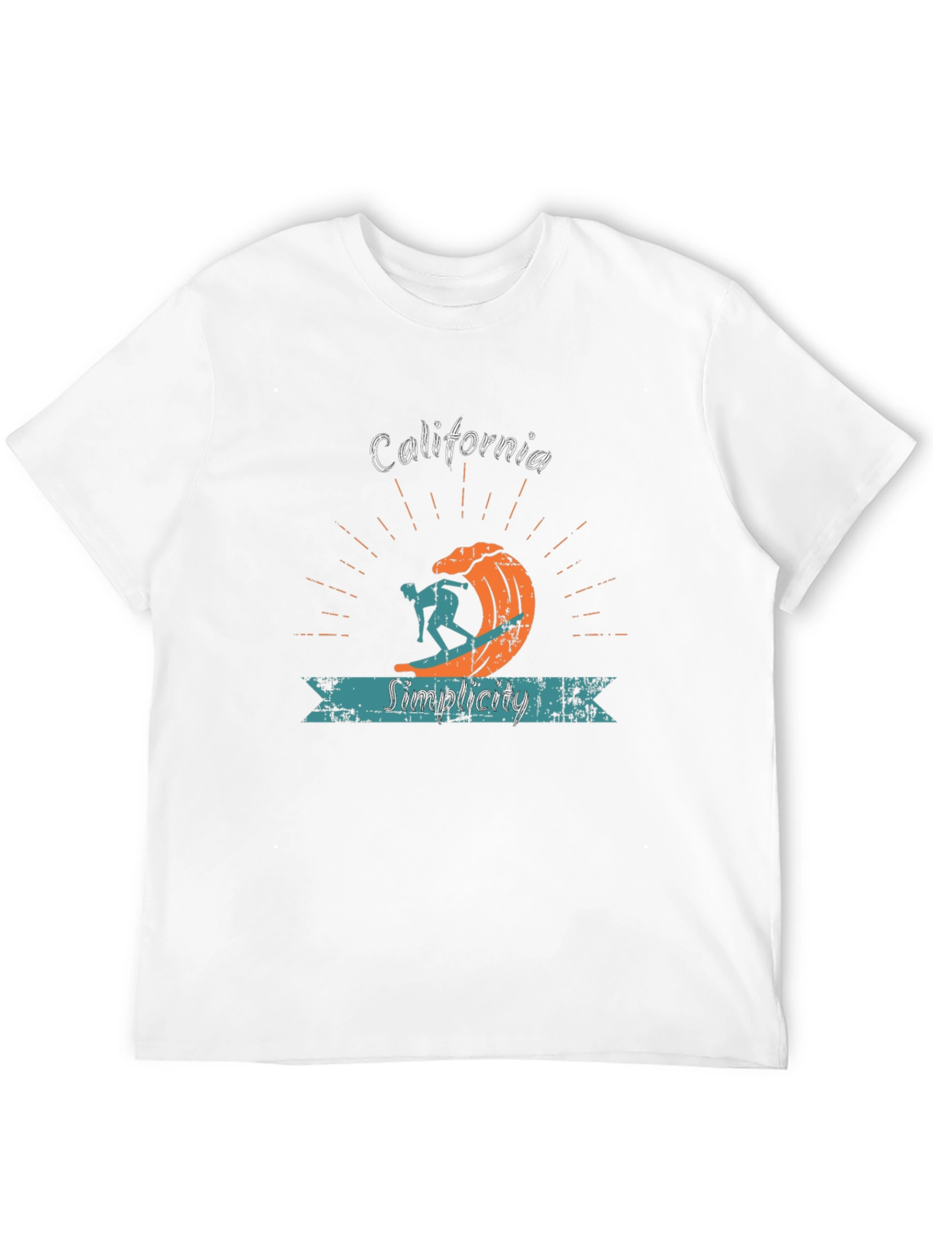 California Surfing T-Shirt - Retro Style