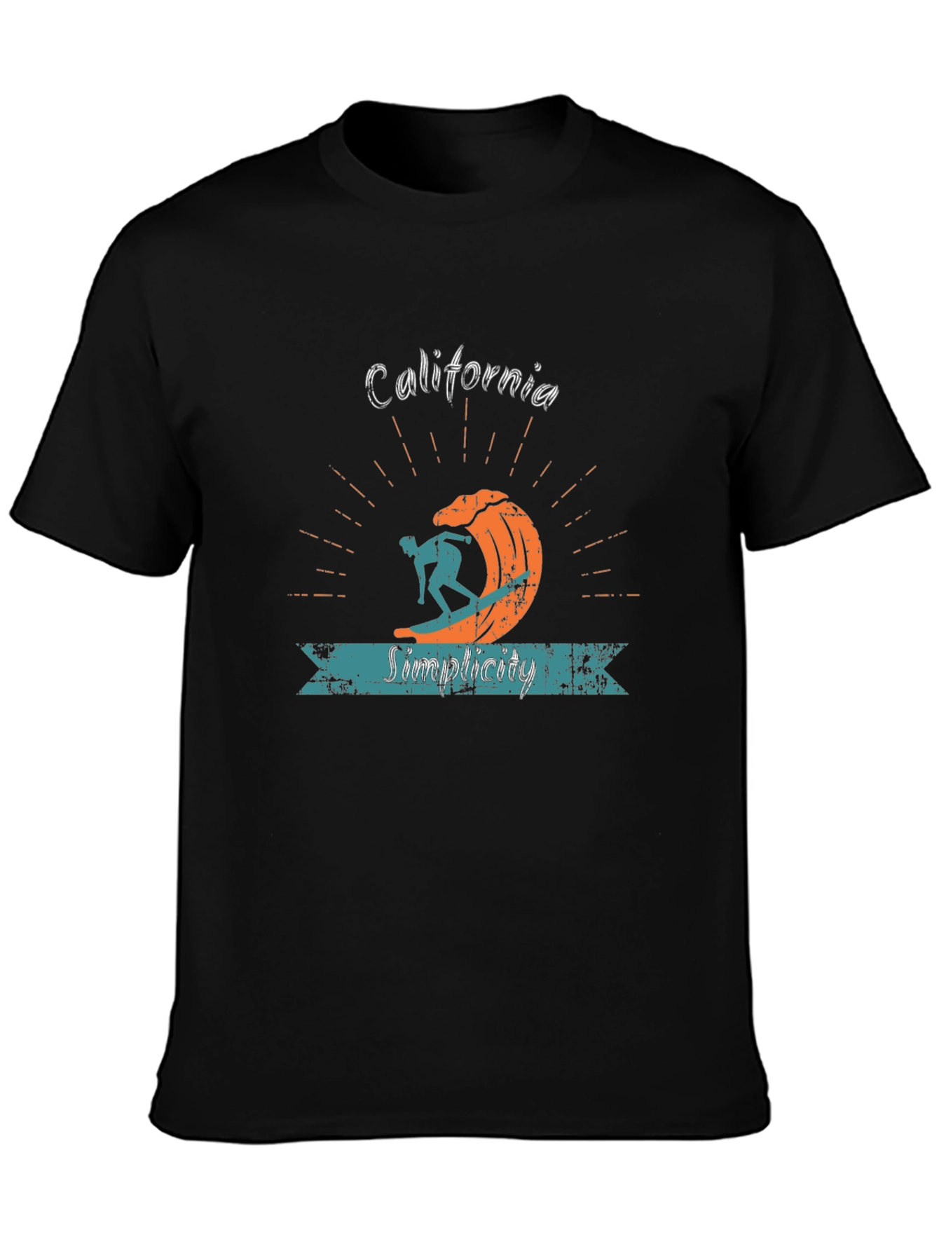 California Surfing T-Shirt - Retro Style