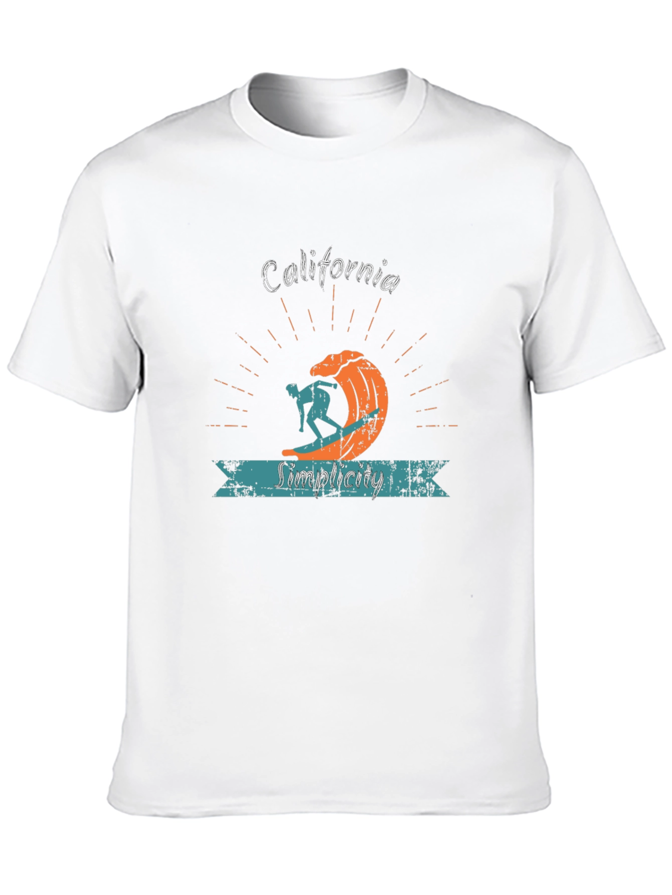 California Surfing T-Shirt - Retro Style