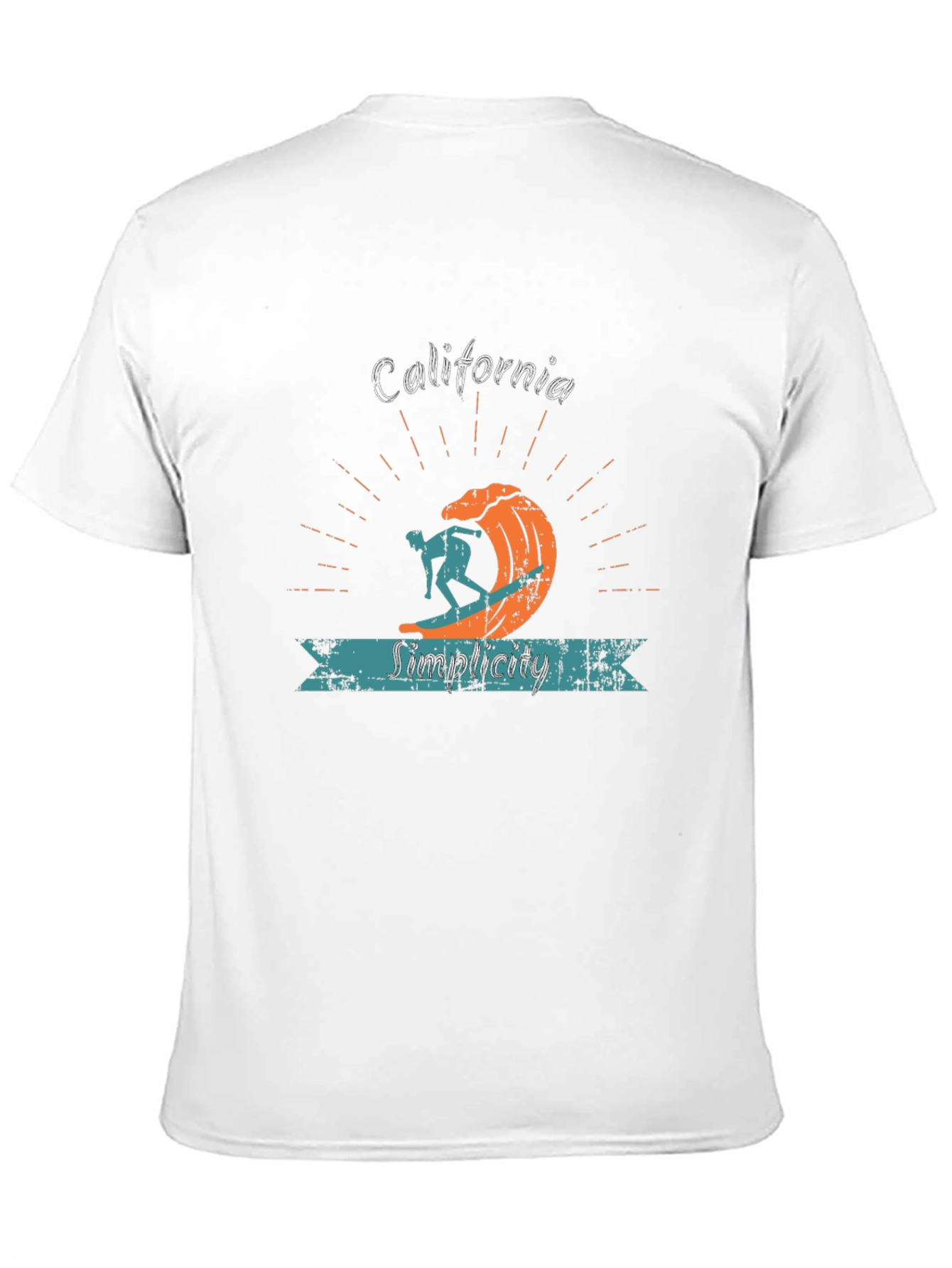 California Surfing T-Shirt - Retro Style