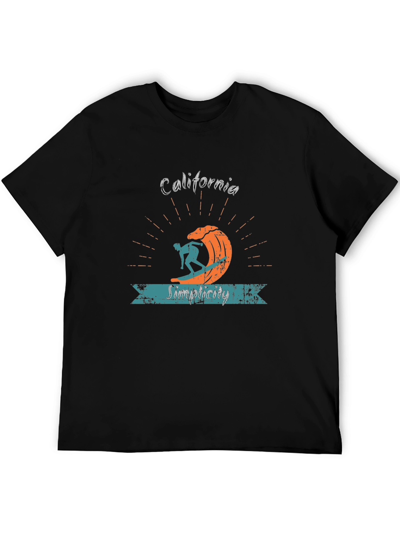 California Surfing T-Shirt - Retro Style